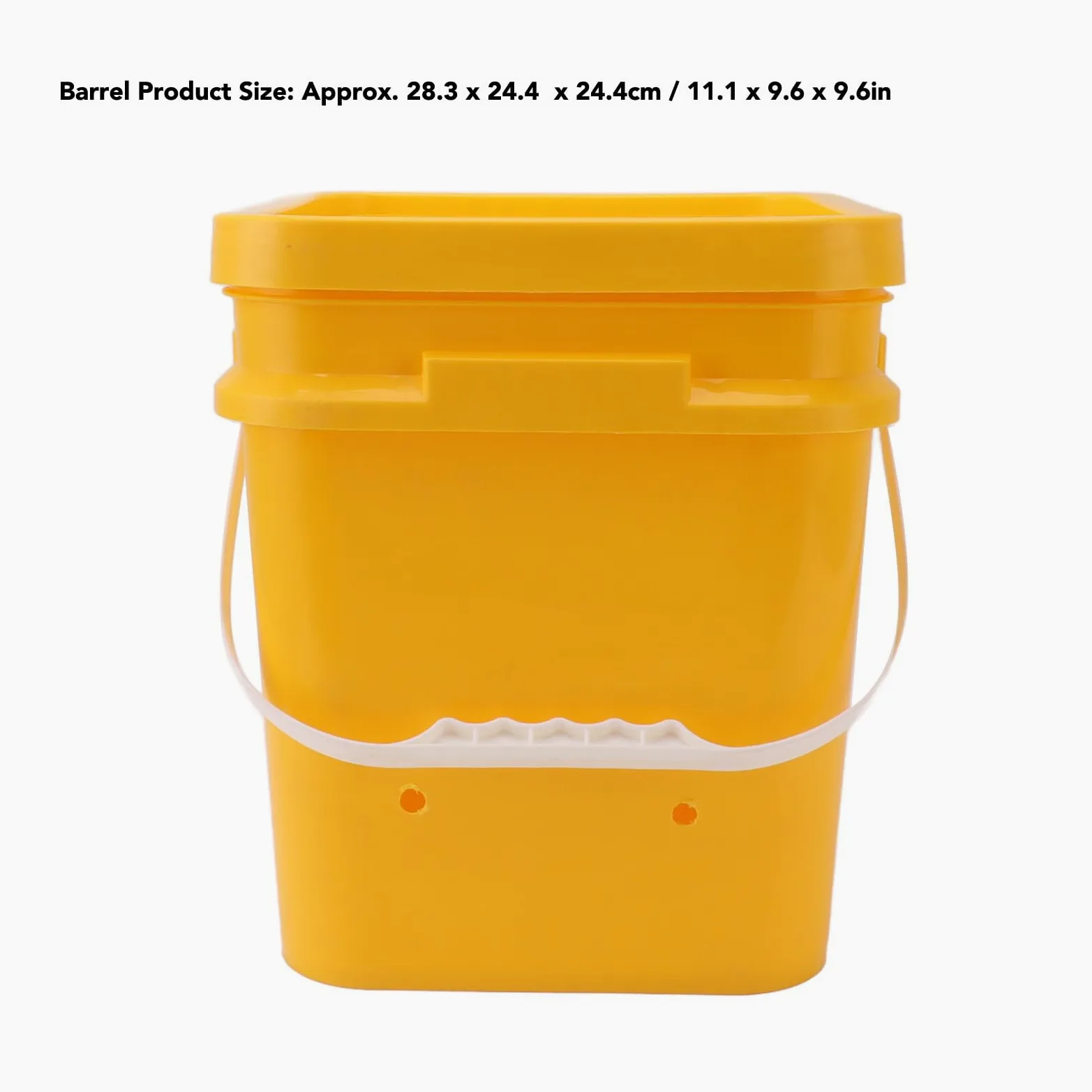 Bebedero Automático para Pollos, Equipo para Beber, Bebedero para Aves de Corral, Ganso, Pato, Barril, Taza para Cría de Pollos, Bebederos (Cubo + Tazón Azul Grande + Tornillos