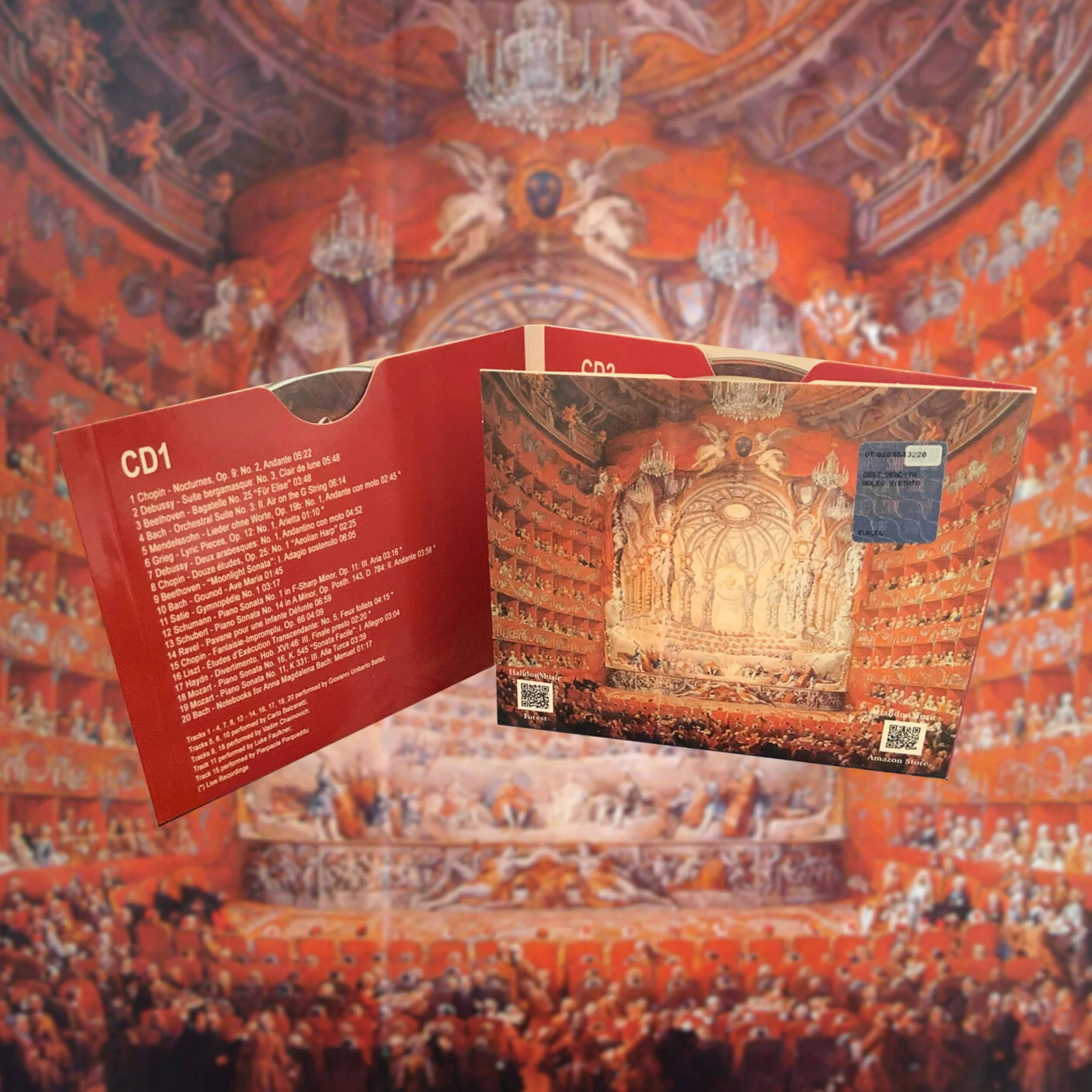Música Clásica Beethoven Vivaldi Mozart Nocturnos Sonata para piano Sinfonía El barbero de Sevilla Las cuatro estaciones 50 Piezas