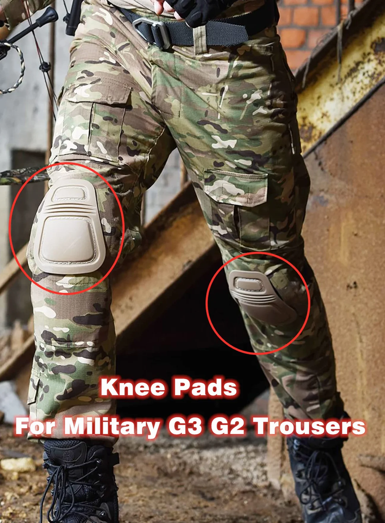 Rodilleras Tácticas Airsoft Combat Paintball G3 G2
