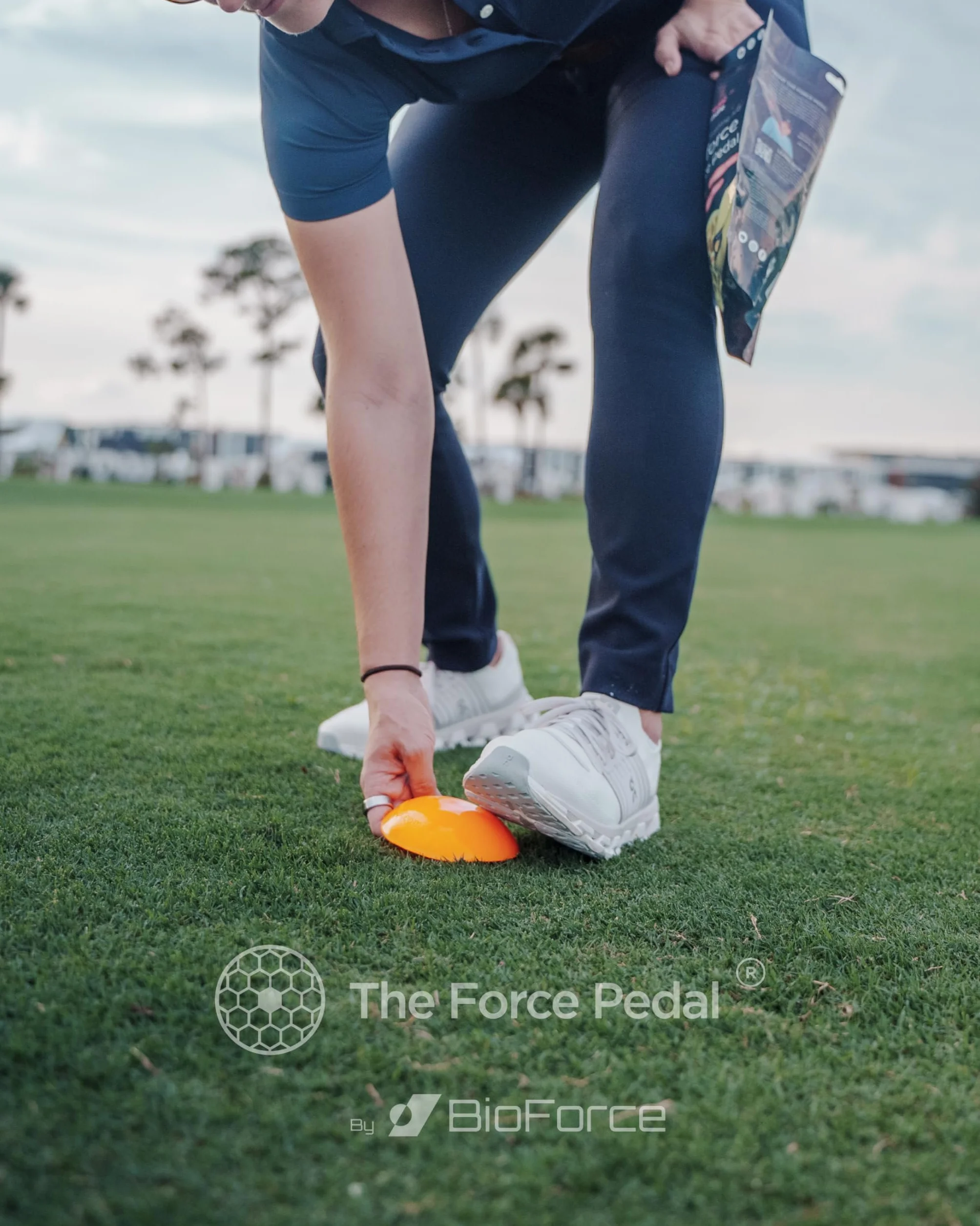 The Force Pedal Ayuda Entrenamiento Golf Fuerza Reacción Suelo Estabilidad 2 Pedales