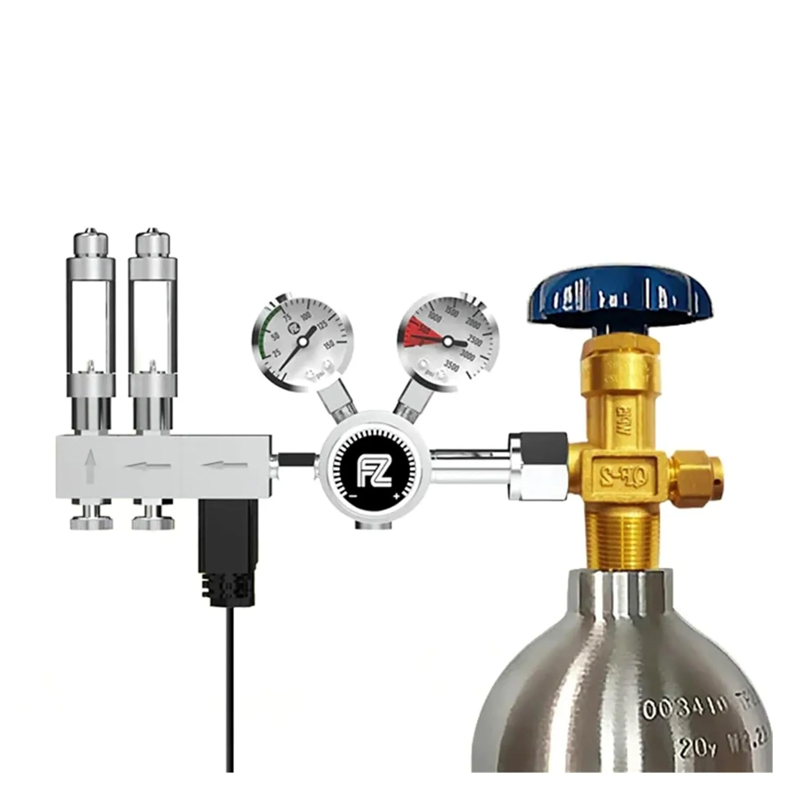 Pro Acuario CO2 regulador solenoide válvula de Cilindro Alto Accesorios Equipo de pecera Reductor de dióxido de Carbono