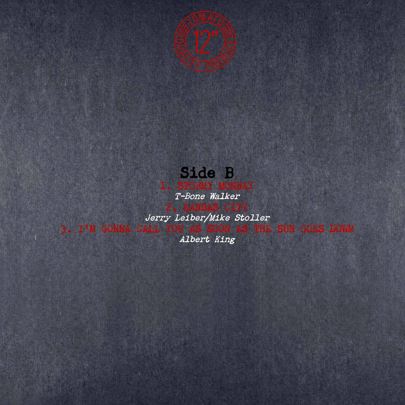 Albert Live Tomato Records Blanco Y Negro 2LP