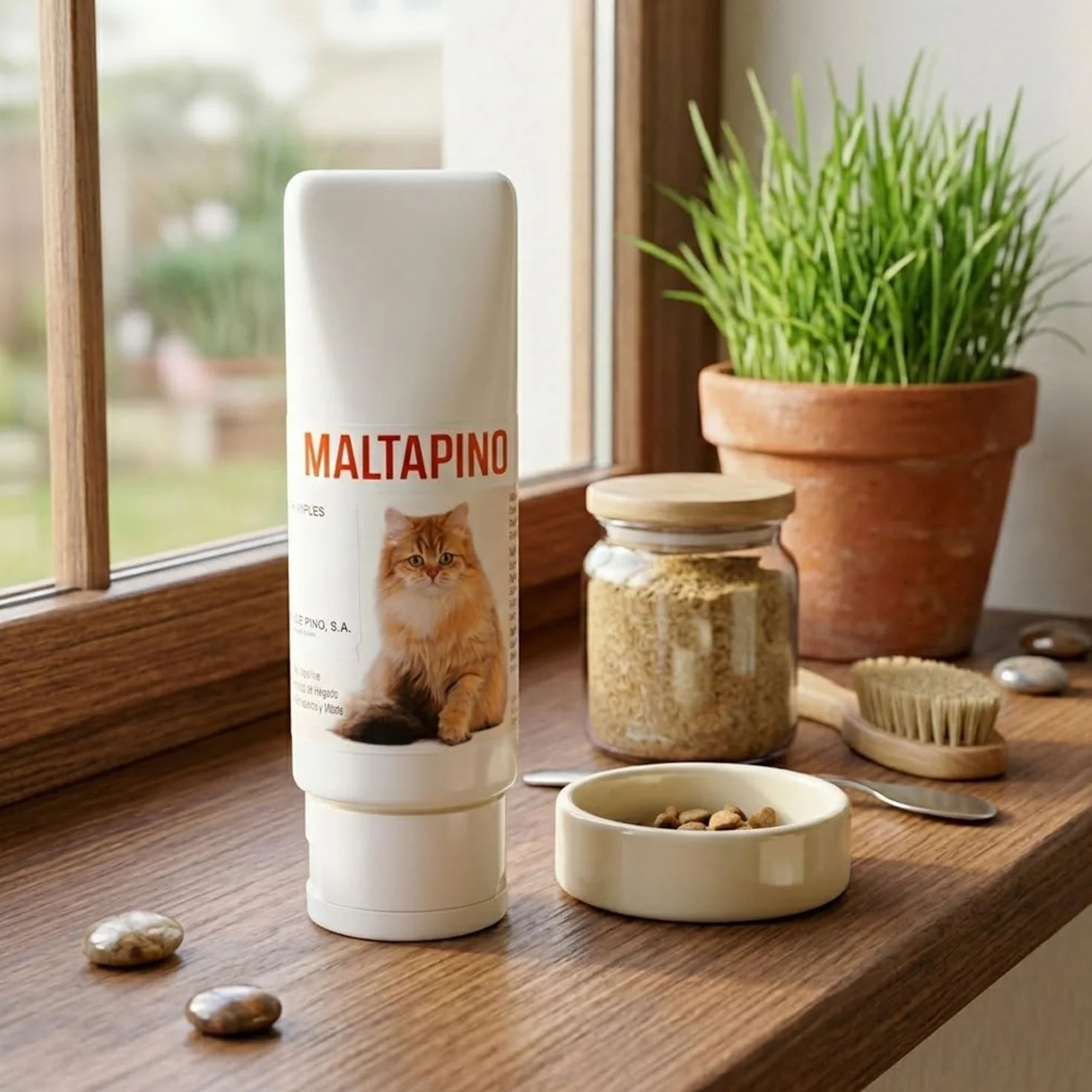 Laboratorios Pino Malta Pino Pasta Nutritiva para Gatos con Taurina y Aceite de Hígado de Bacalao – Fuente de Omega 3 – Alta Palatabilidad