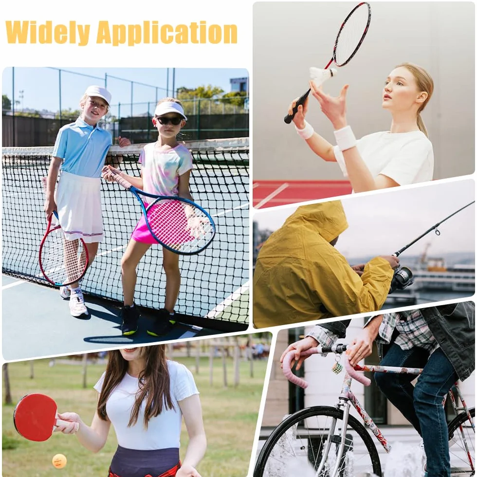 Empuñadura de Raqueta de Repuesto Overgrip Antideslizante Mango Absorbente Perforado para Tenis/Bádminton/Squash