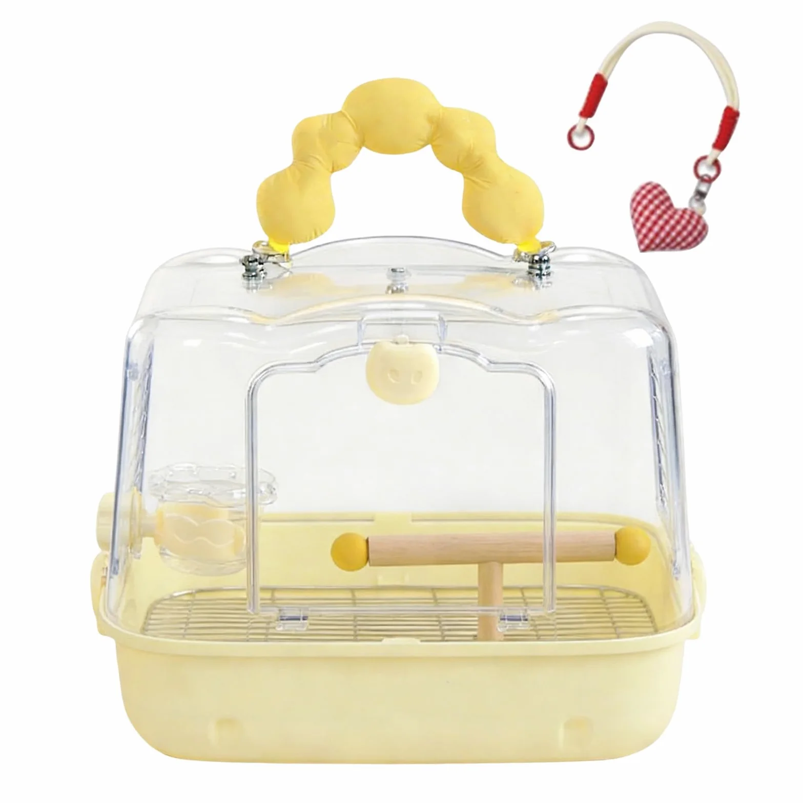 Jaula De Viaje para Aves Bolsa de Transporte Ligera para Loros | Bolsa Para Transportar Aves Con Soporte Para Cacatúas Ninfa y Periquitos en Aventuras al Aire Libre, Paseos y Salidas