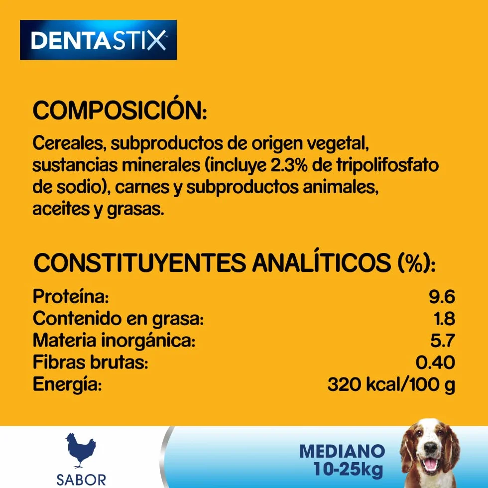 Pedigree Dentastix Snack Dental para la Higiene Oral de Perros Medianos (1 Pack de 56ud)