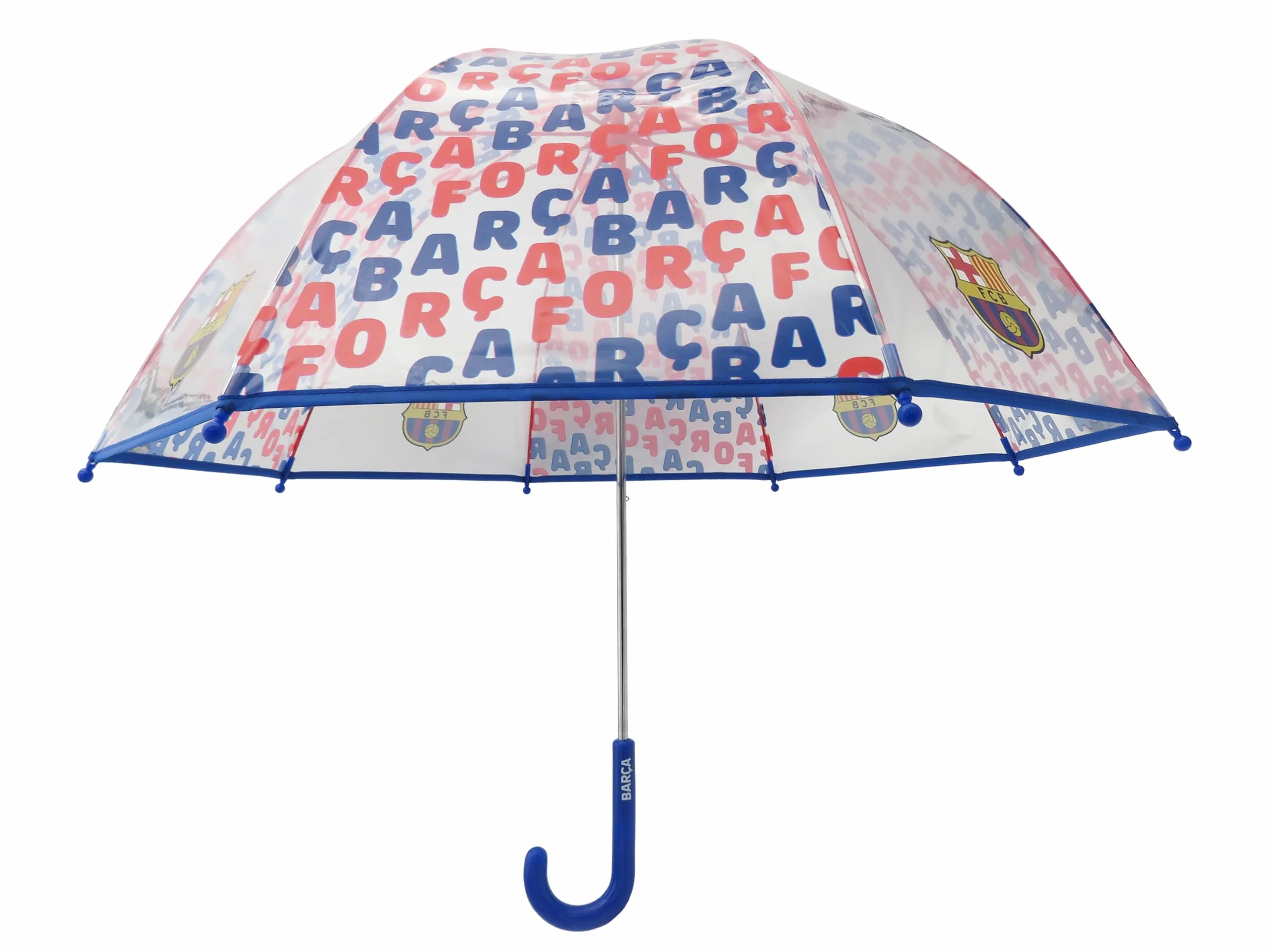 CYPBRANDS FC Barcelona Parasol Dziecięcy 48 cm Przezroczysty Parasolka