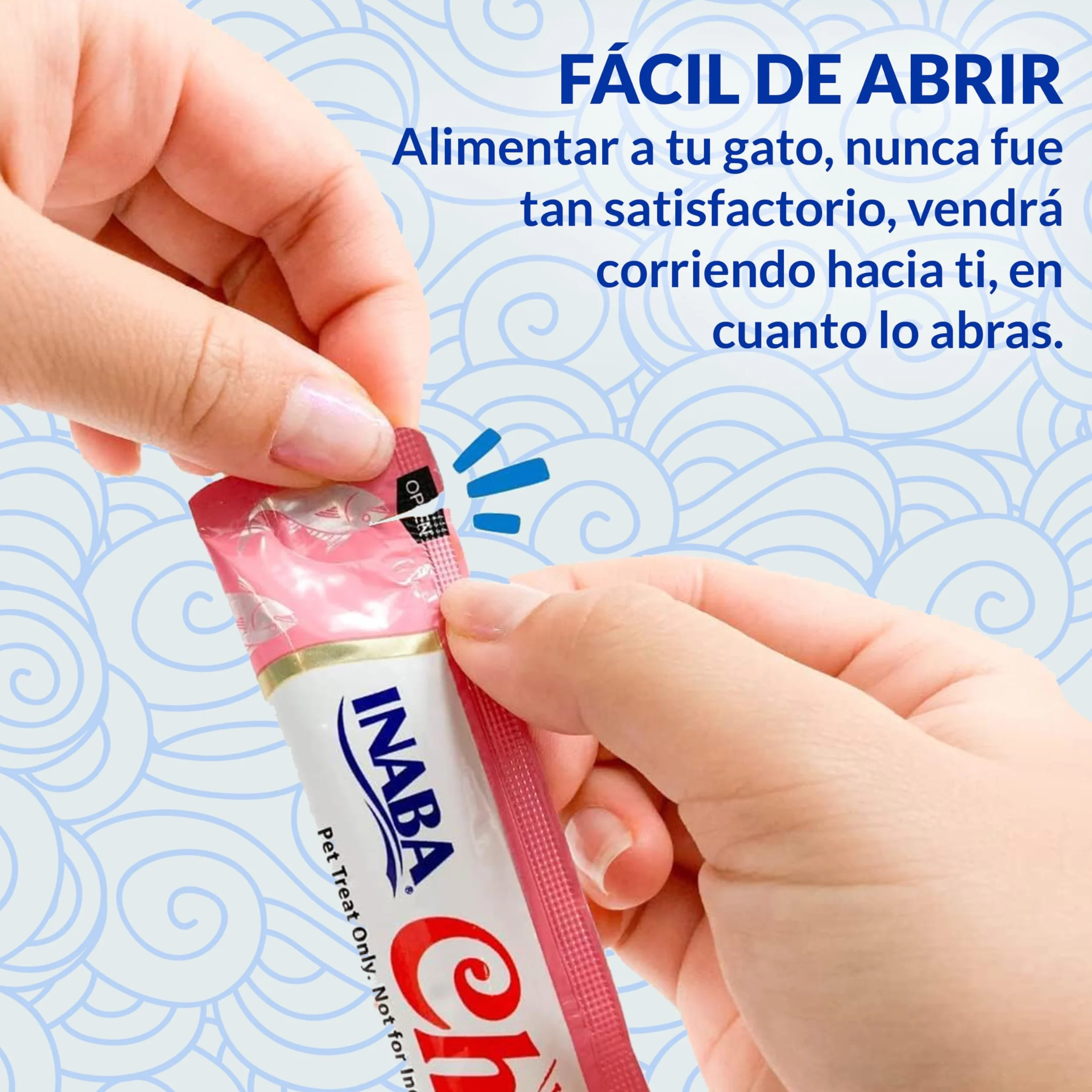 INABA Churu Gatos - Snacks Saludables - Receta de Atún con Salmón - Premios con Textura Cremosa - Sin Cereales, Sin Conservantes, Sin Colorantes - Sólo 6 Cal - 56g (4 Tubos x 14g)