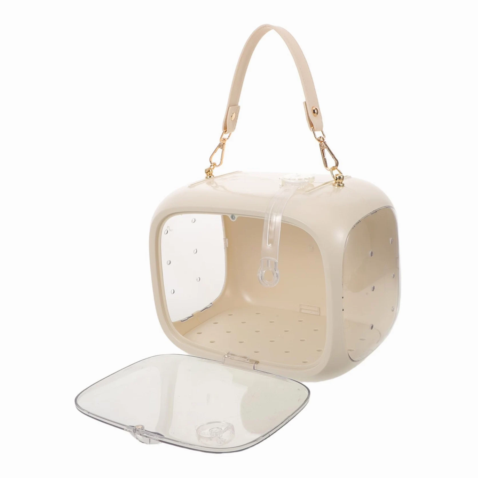 Jaula Portátil para con Cierre Seguro Ventilada y Fácil de Limpiar Bolsa Transporte Pequeña para Periquitos Ninfas y Aves Pequeñas Aviario Viaje Pájaros para Exteriores