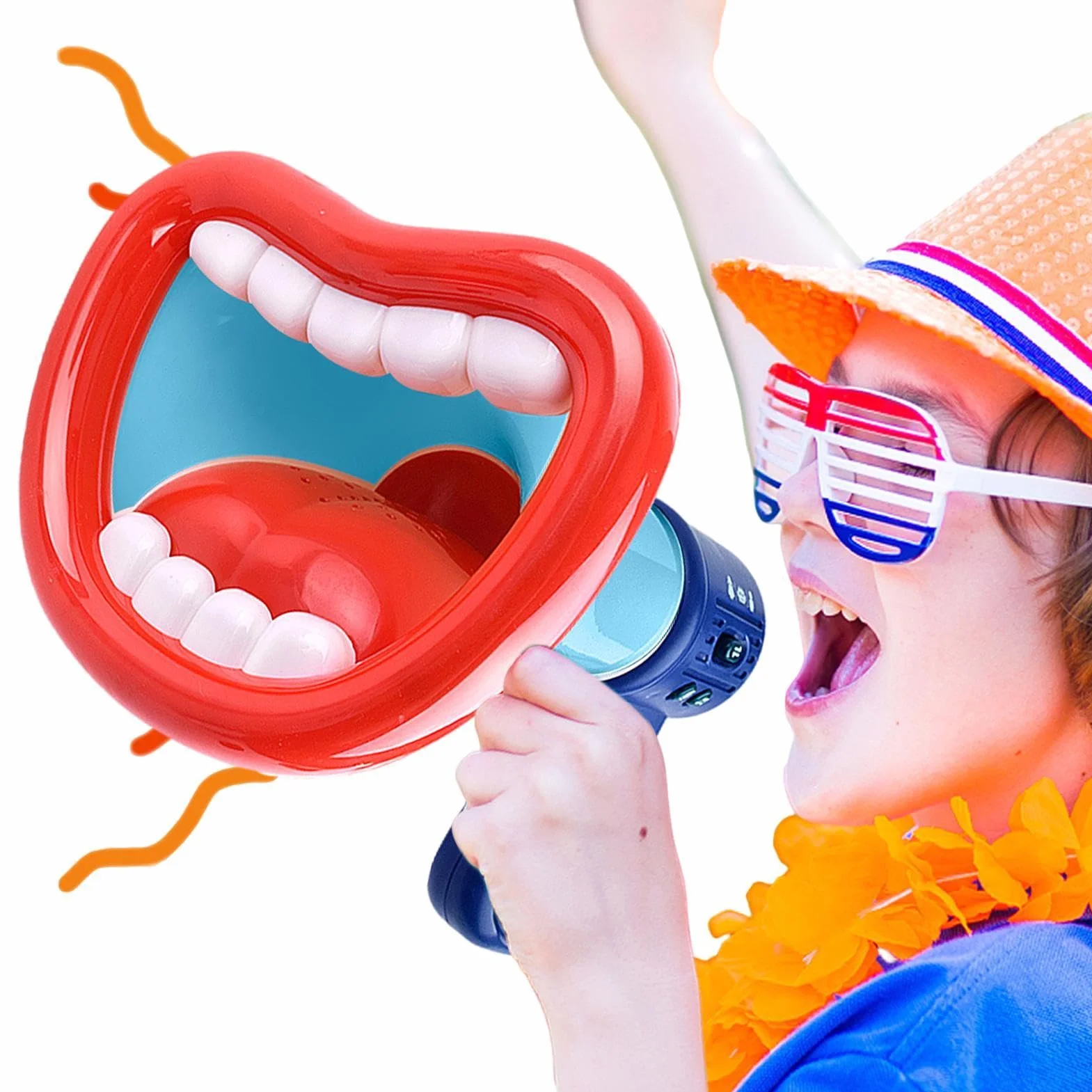 Horn Loud Speaker Voice Changing Speaker Kids Funny Toys Small Megaphone Record Play Portable Handheld Mic