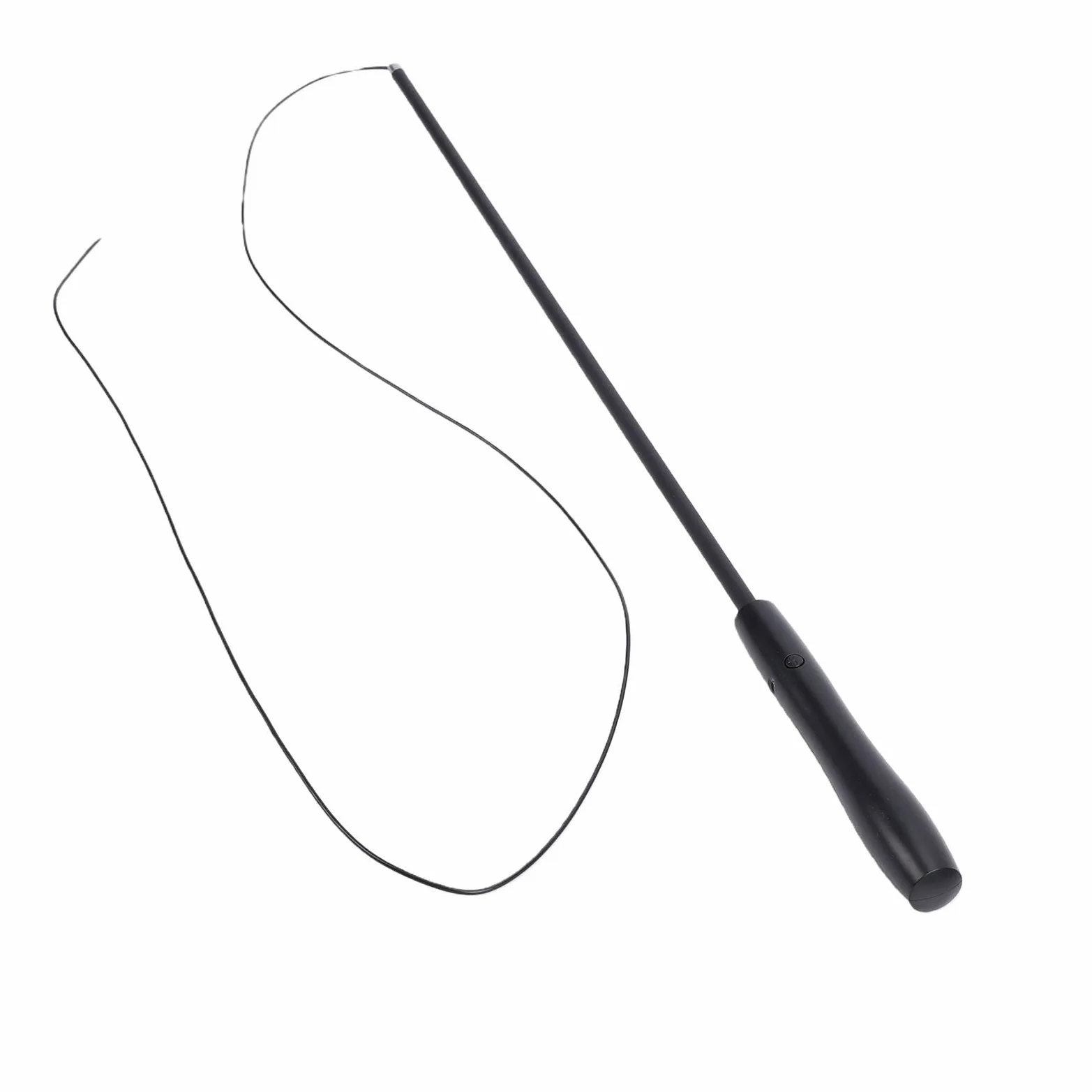 Varita para Gato LED para Caña de Pescar para Gatos, Luz Interactiva 2 en 1 y Juguete Retráctil, Caña de Pescar Recargable por USB, Varita Flexible y Duradera, Coqueteo Cómodo para Perros