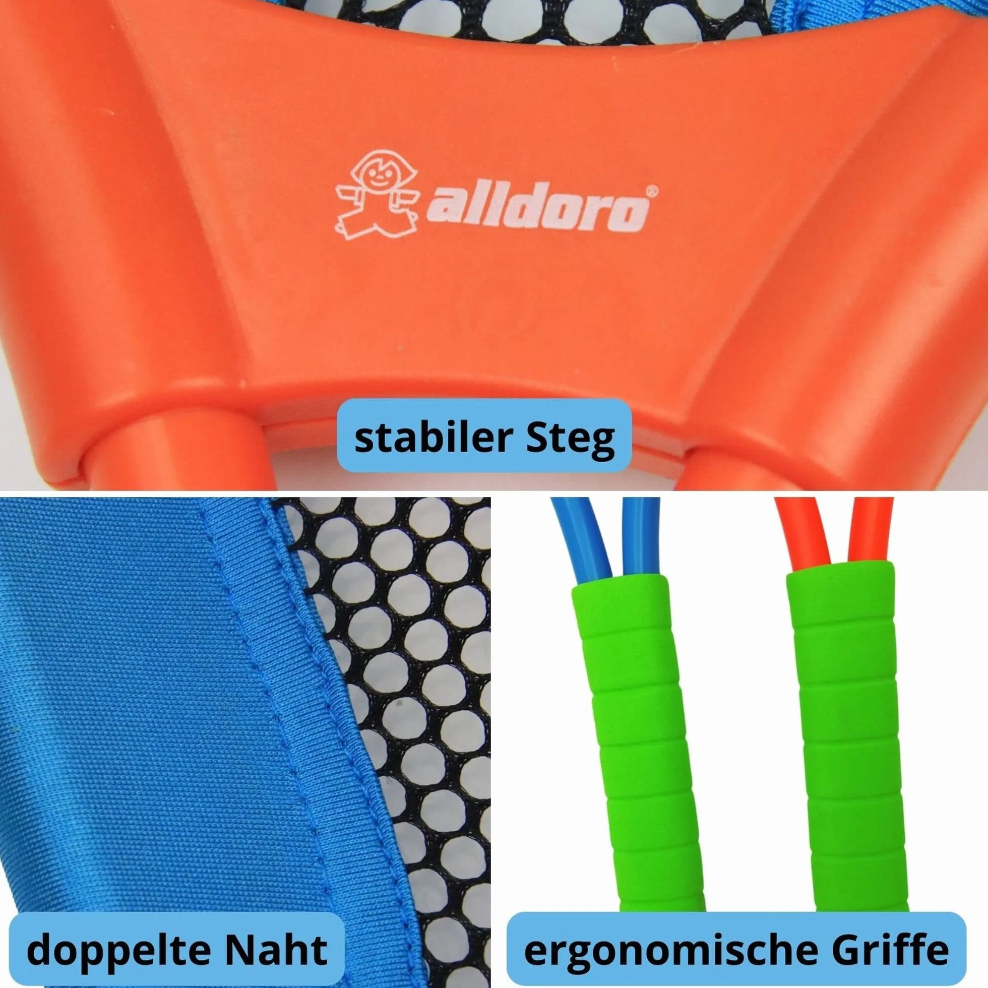 alldoro 60050 XXL Juego de Softball 4 Piezas 75 x 35 cm Colorido