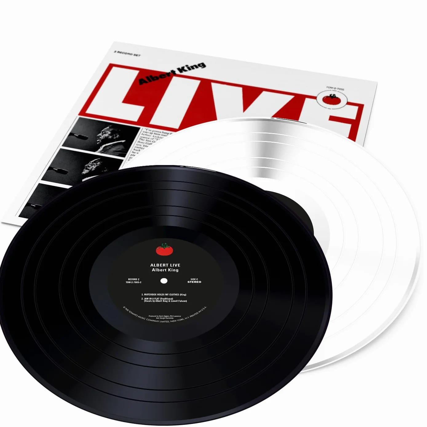Albert Live Tomato Records Blanco Y Negro 2LP