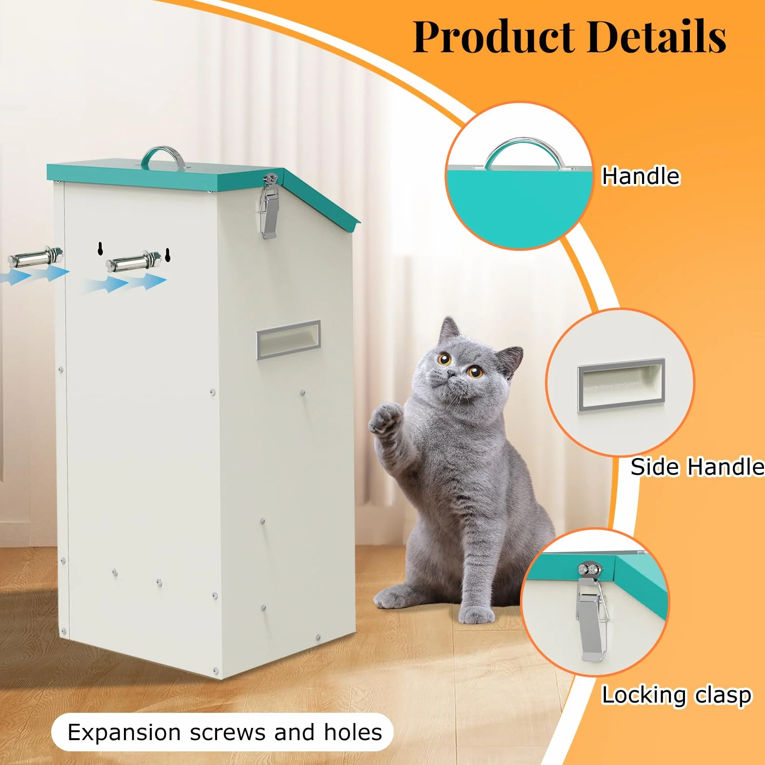 Dispensador AutomáTico De Comida para Perros 6kg Dispensador AutomáTico De Comida para Gatos, Adecuado para Cachorros, Gatos Y Cachorros