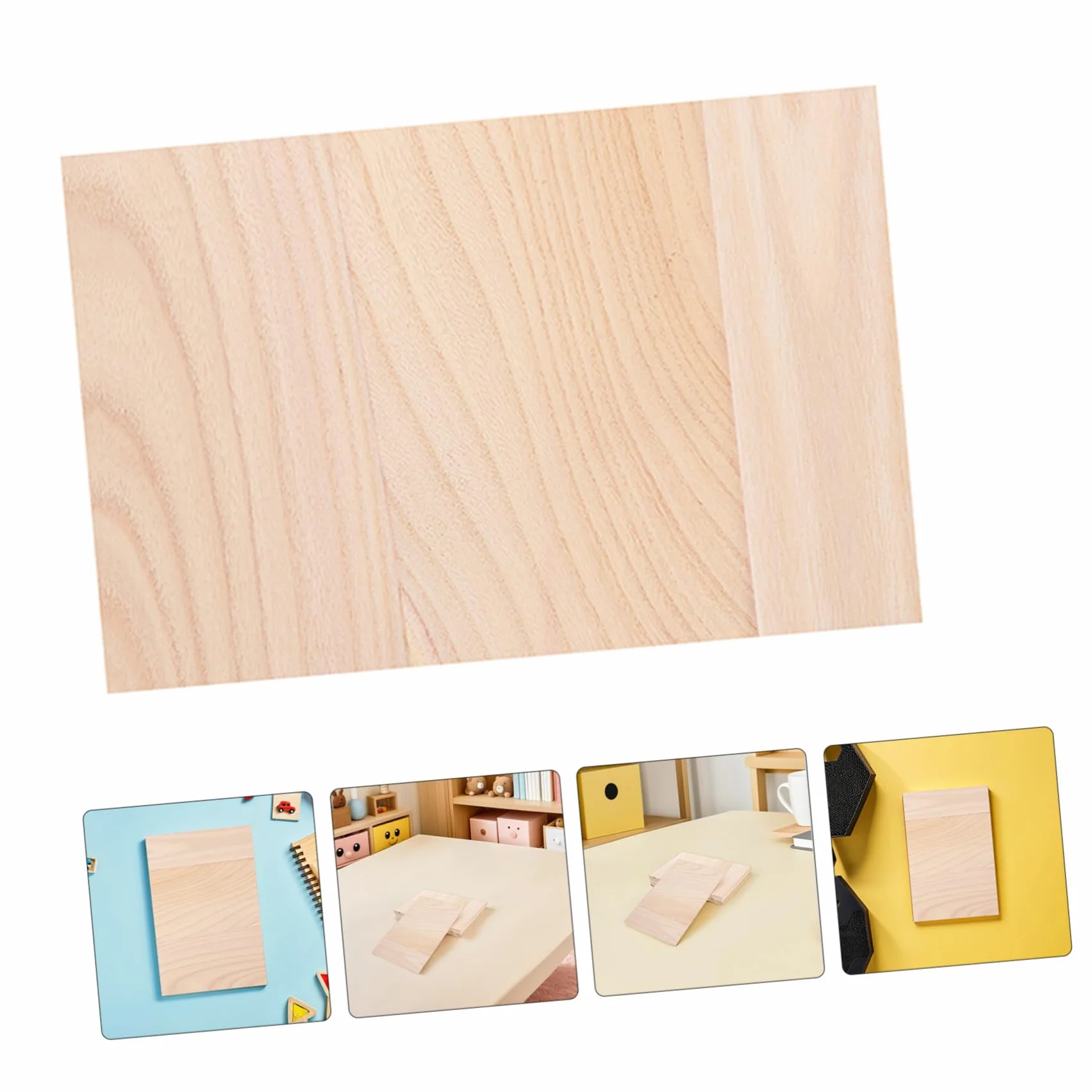 BESPORTBLE Tabla de Karate de Madera 8 Piezas Beige para Romper Entrenamiento Artes Marciales