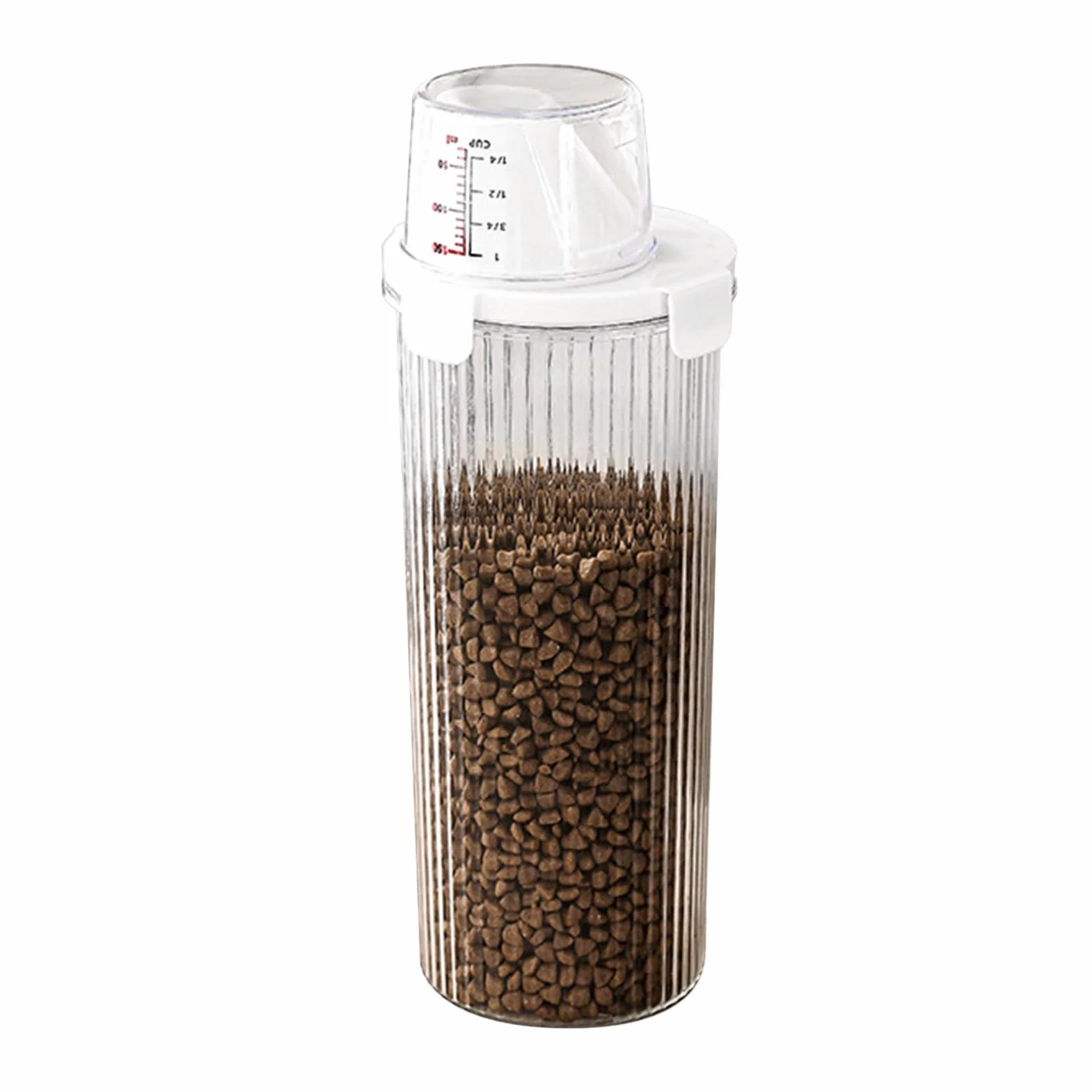 Contenedor de comida para gatos – Contenedor hermético de almacenamiento de alimentos para perros – Dispensador hermético de gran capacidad, suministros para mascotas, accesorios de cocina para