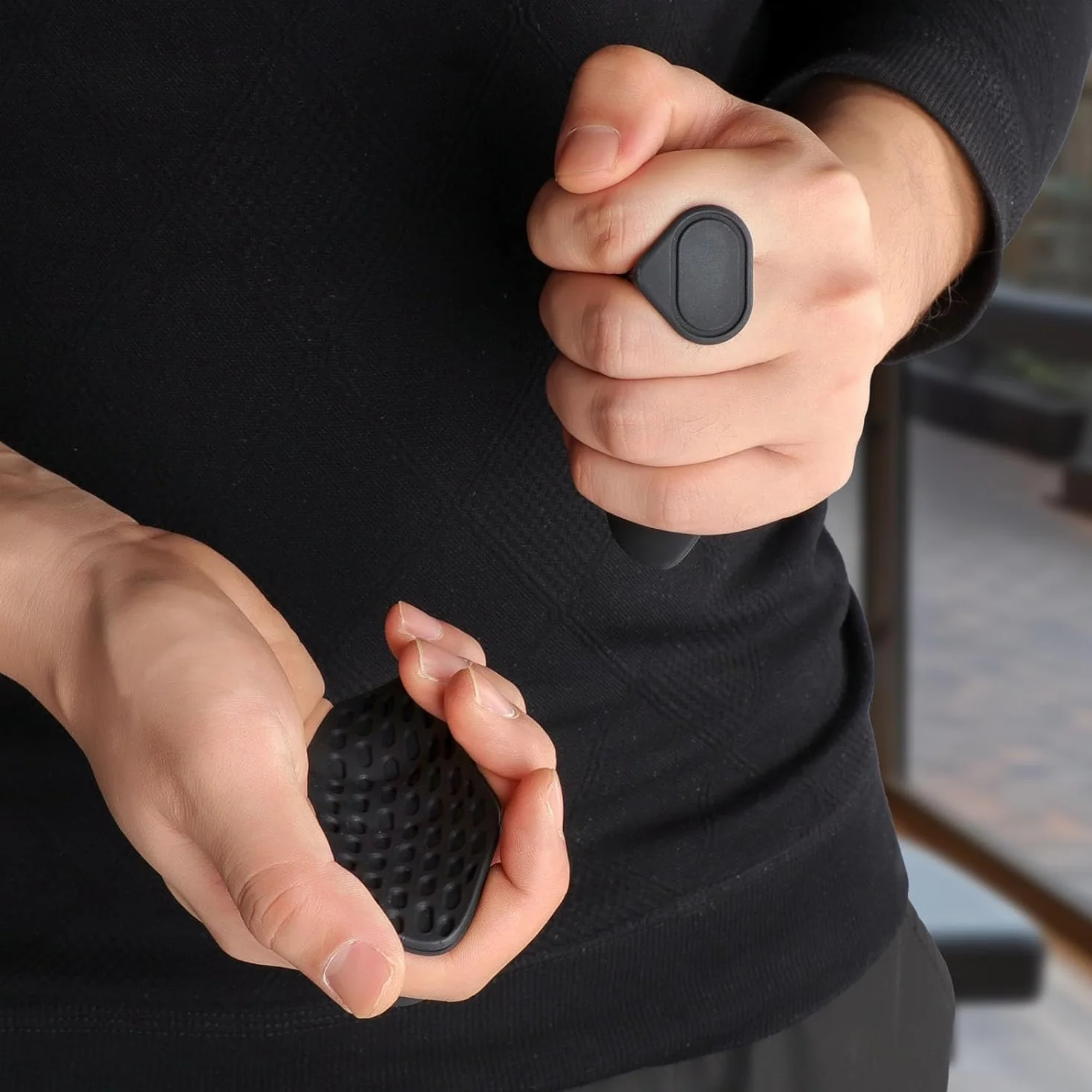 Puños antideslizantes de silicona para fitness – Almohadillas de agarre ergonómicas para entrenamiento de fuerza, crossfit y dominadas