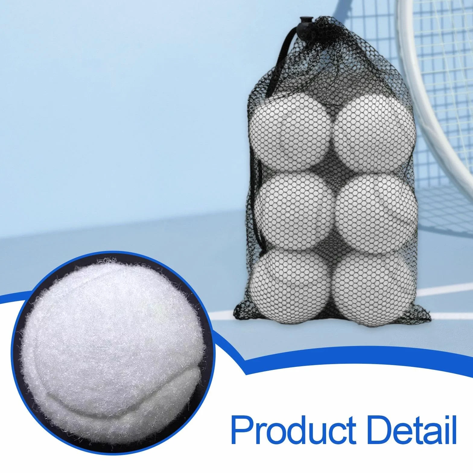 Kowaku 6 pelotas de tenis de competición para entrenamiento deportivo infantil torneos y clases