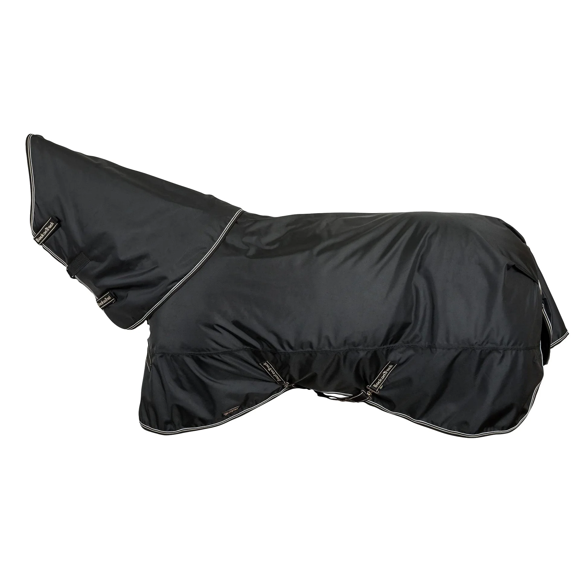 Back on Track Manta para Caballo con cubrecuello Obsidian 300g