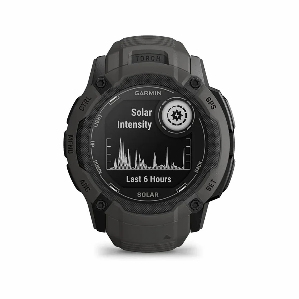 Garmin Instinct 2X Solar Reloj Inteligente GPS Resistente al Agua Carga Solar Negro