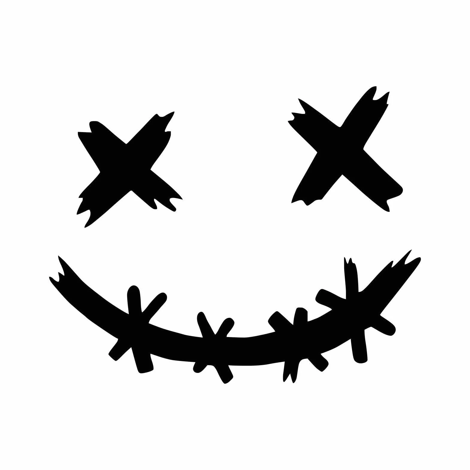 Pegatinas Impermeables Decorativas con Cara Sonriente para Autos, Coches y Bicicletas