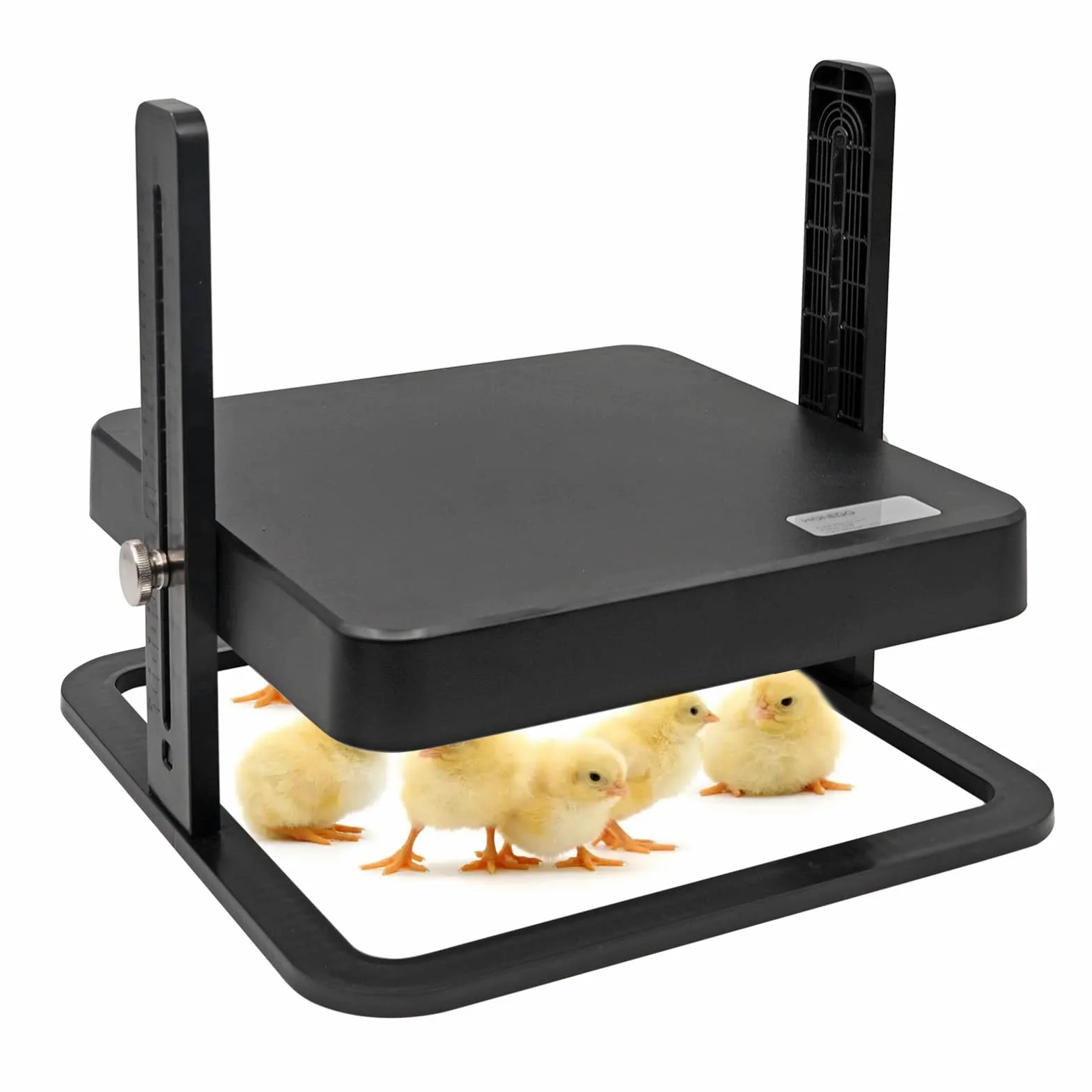 Placa de Calor para criadora de Pollitos, 27,4 X 27,4 cm, Calentador Inteligente para Pollos, lámpara de Calor con Fuente de Calor Artificial para gallinas