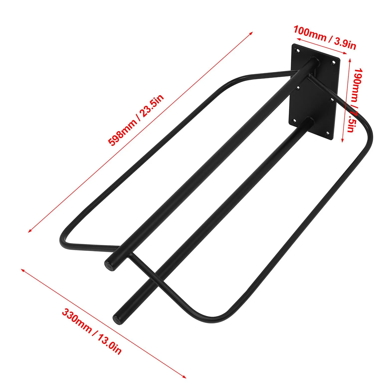Fabater Soporte para Silla de Montar, Soporte para Silla de Montar en Pared con Barra de Almohadilla, Soporte para Silla de Montar, Soporte de Almacenamiento para Montura de Caballo,