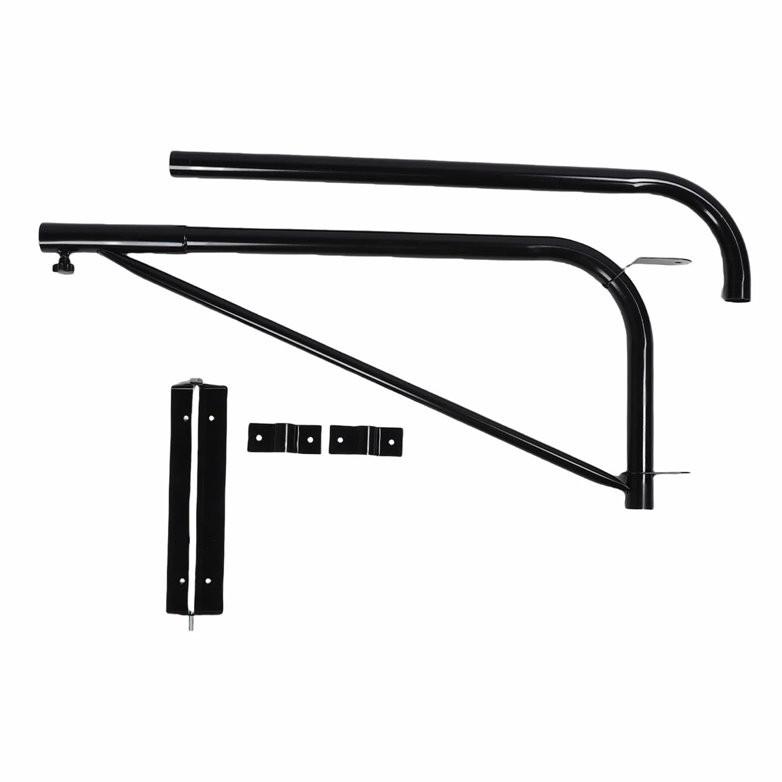 FILFEEL Accesorio para Lavado de Caballos con Brazo Oscilante Montado en la Pared con Brazo para Manguera, Rociador para Enredos para Puesto de Lavado de Caballos, Diseño de Aleación de Hierro