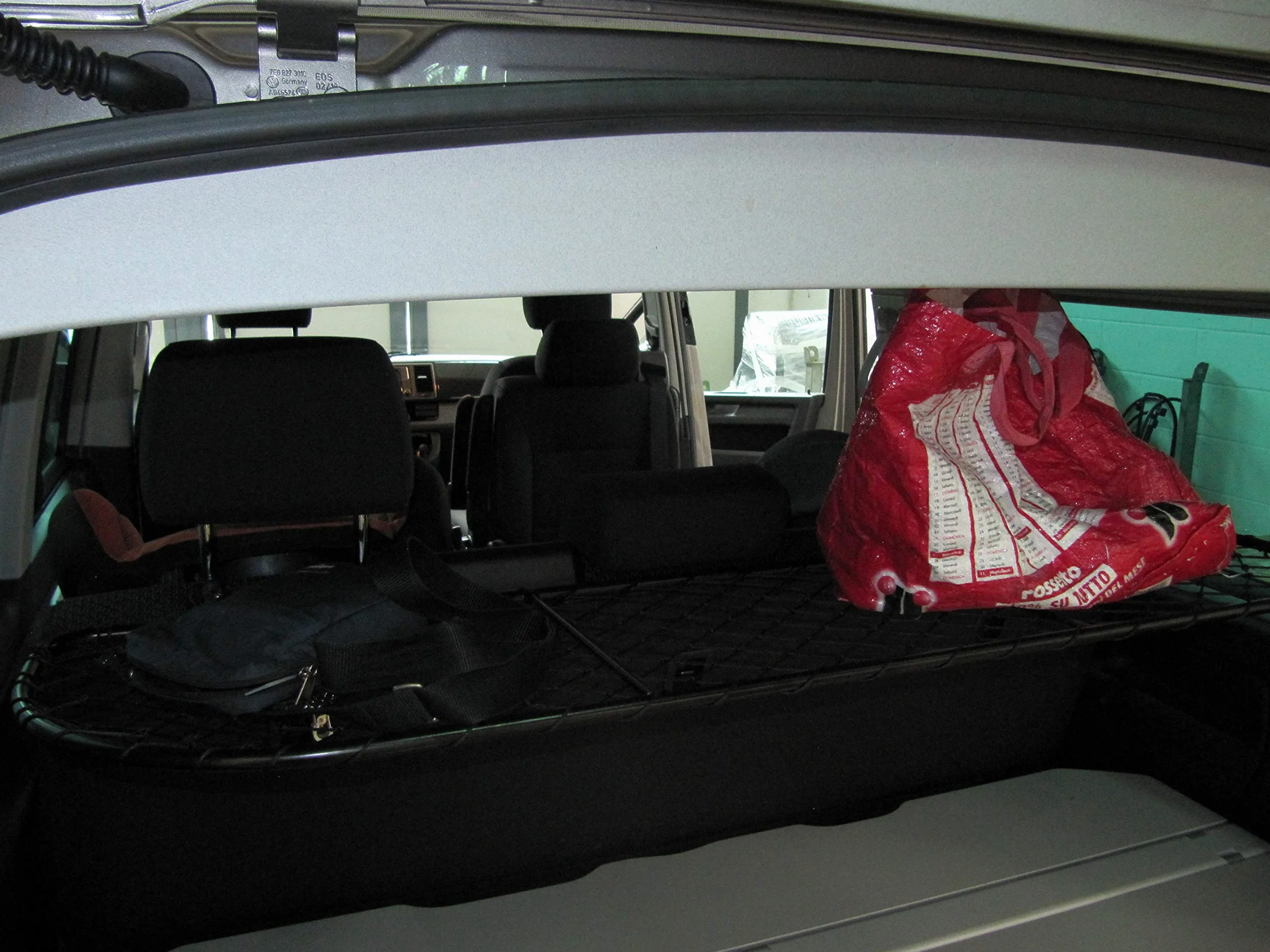 ERGOTECH Rejilla Separador protección para Volkswagen Multivan T6, RDA65-XL16 KVW012, para Perros y Maletas