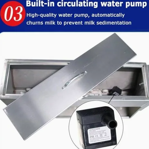 Alimentador automático de biberones con base de acero inoxidable, ideal para el cuidado de lechones y corderos