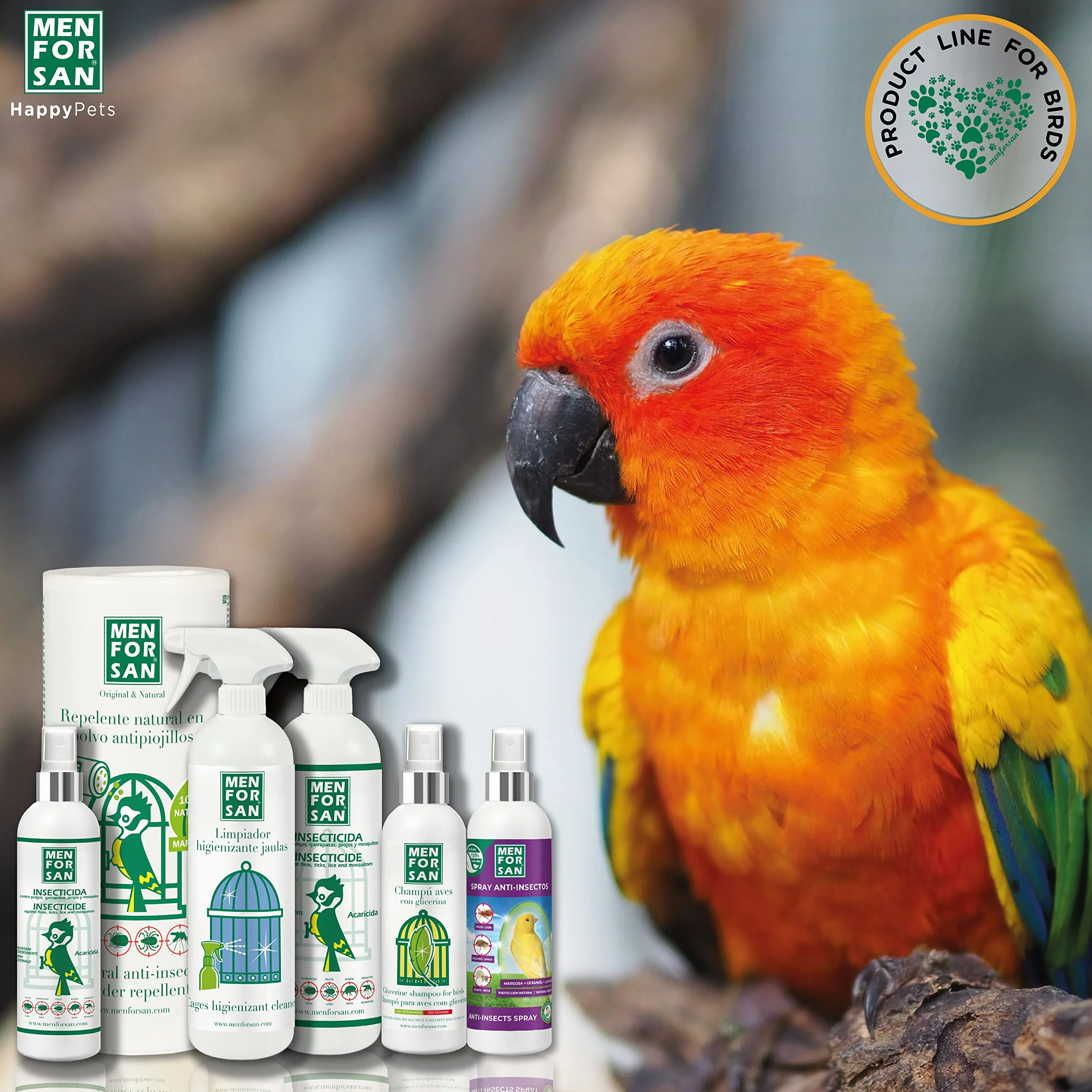MENFORSAN Insecticida Aves - 750 ml, El embalaje puede variar