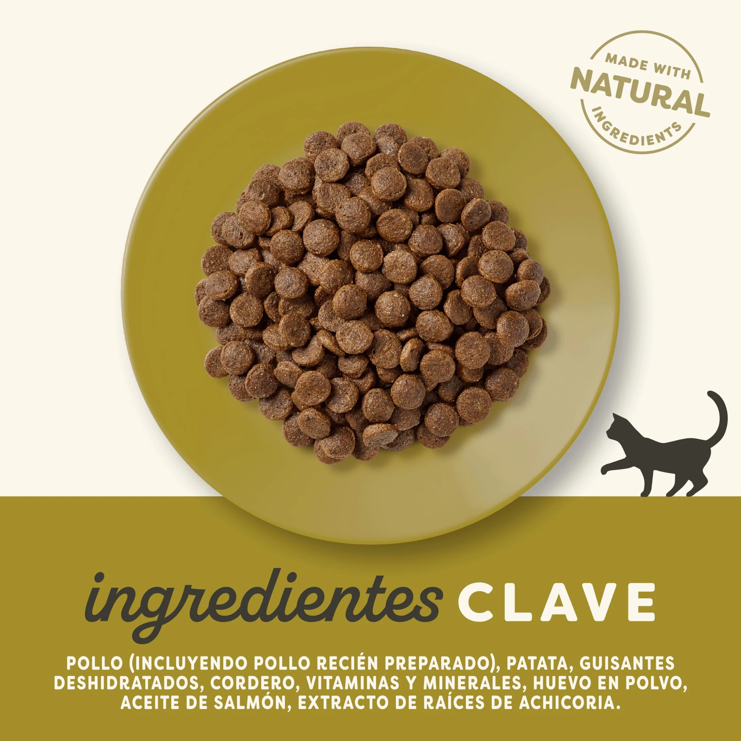 Applaws Alimento Seco Completo para Gatos Adultos, sin Cereales de Pollo con Cordero Adicional - 400g Bolsa Resellable