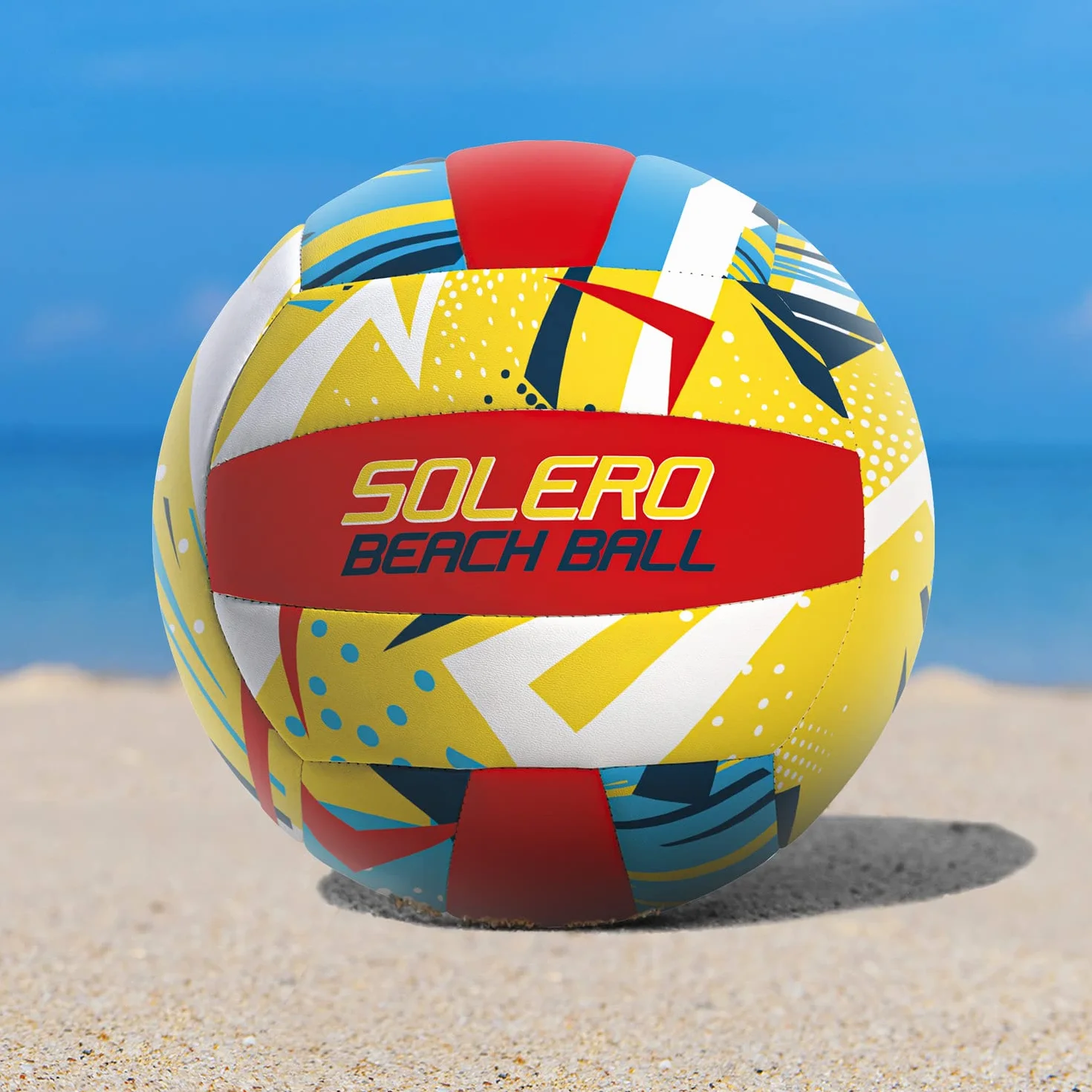 Mondo Toys Spielball Volleyball Größe 5 PVC Sponge Soft Touch