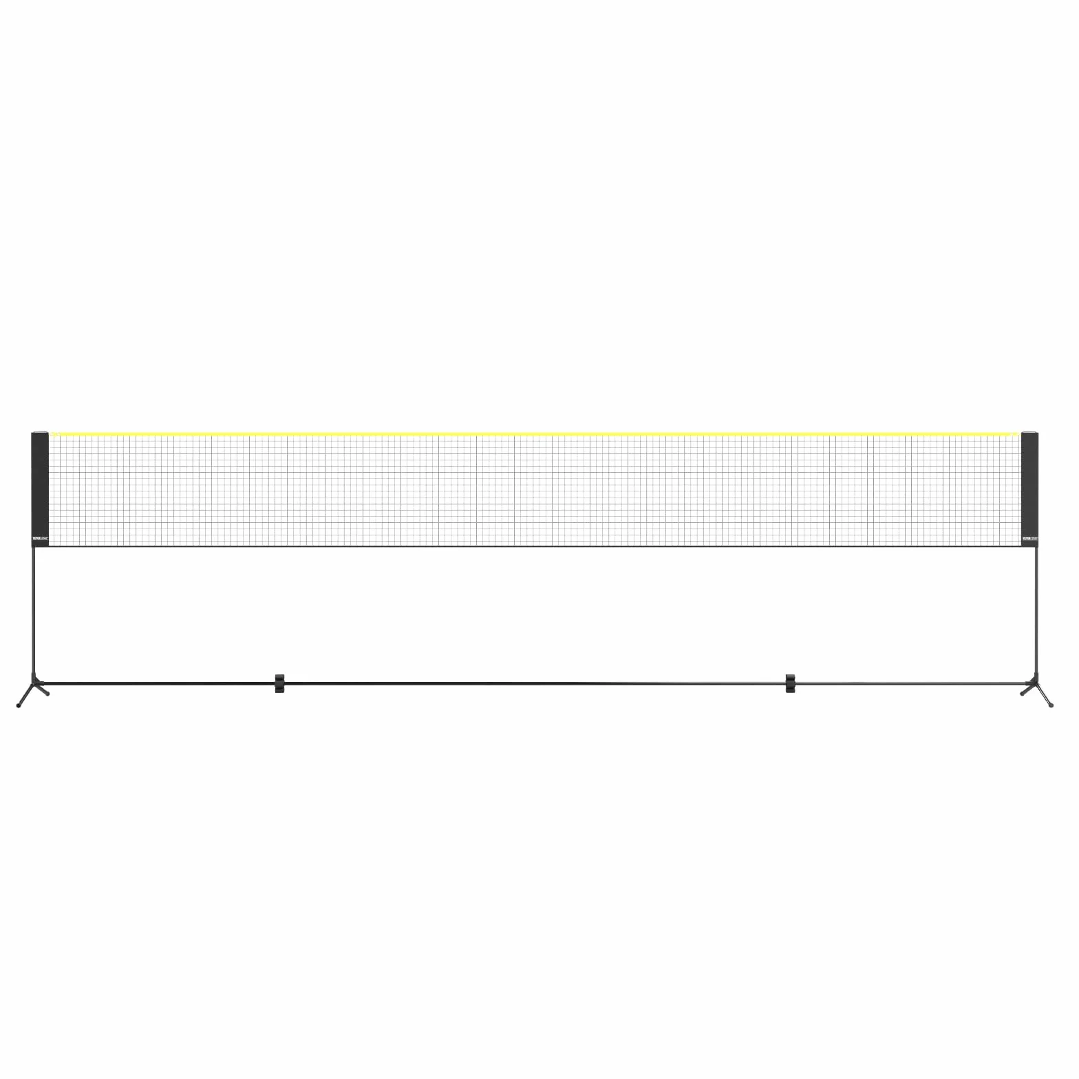 VEVOR Red Bádminton Voleibol Ajustable 606x155x103 cm Portátil con Postes Soporte Bolsa Raquetas Volantes Nailon