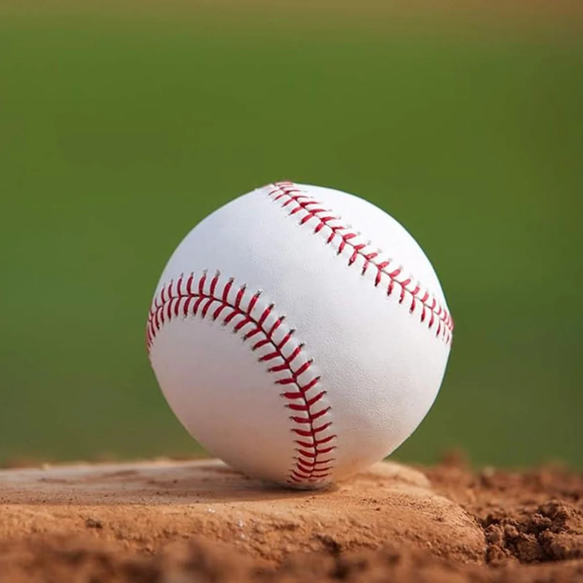 Pelota de Béisbol de Cuero PU para Adultos, 2 Piezas, Entrenamiento y Práctica