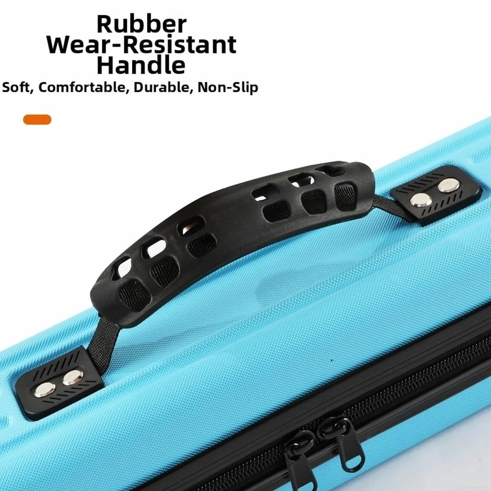 Funda impermeable PVC para caña de pescar 45 cm azul