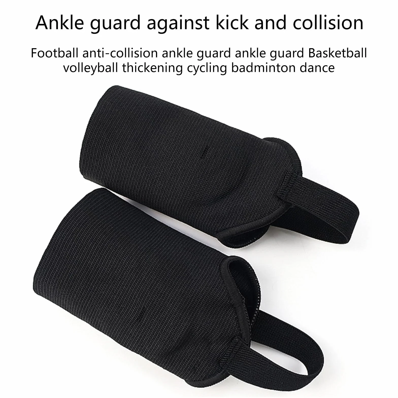 Protector de tobillo de fútbol, doble cara, soporte y almohadilla para fútbol y voleibol