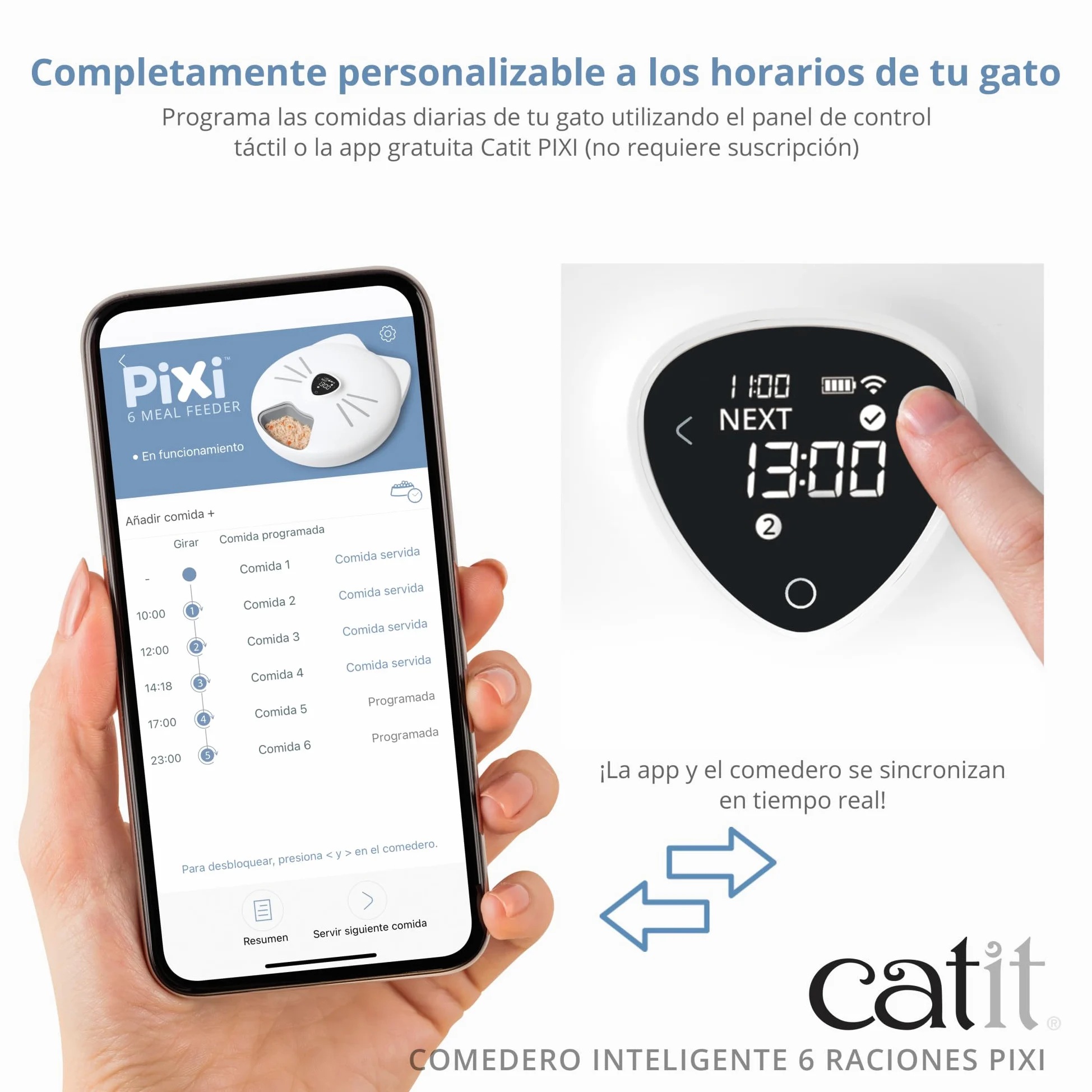 Catit PIXI Comedero Inteligente para Gatos 6 Raciones