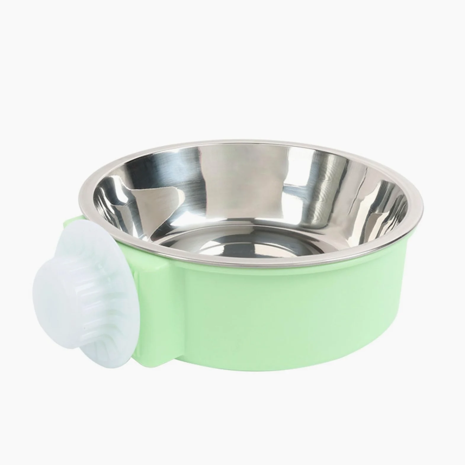 Cuencos for Perros y Gatos, Cuenco de Comida for Mascotas, Colgante Acero Inoxidable Desmontable for Agua for pequeños(L)
