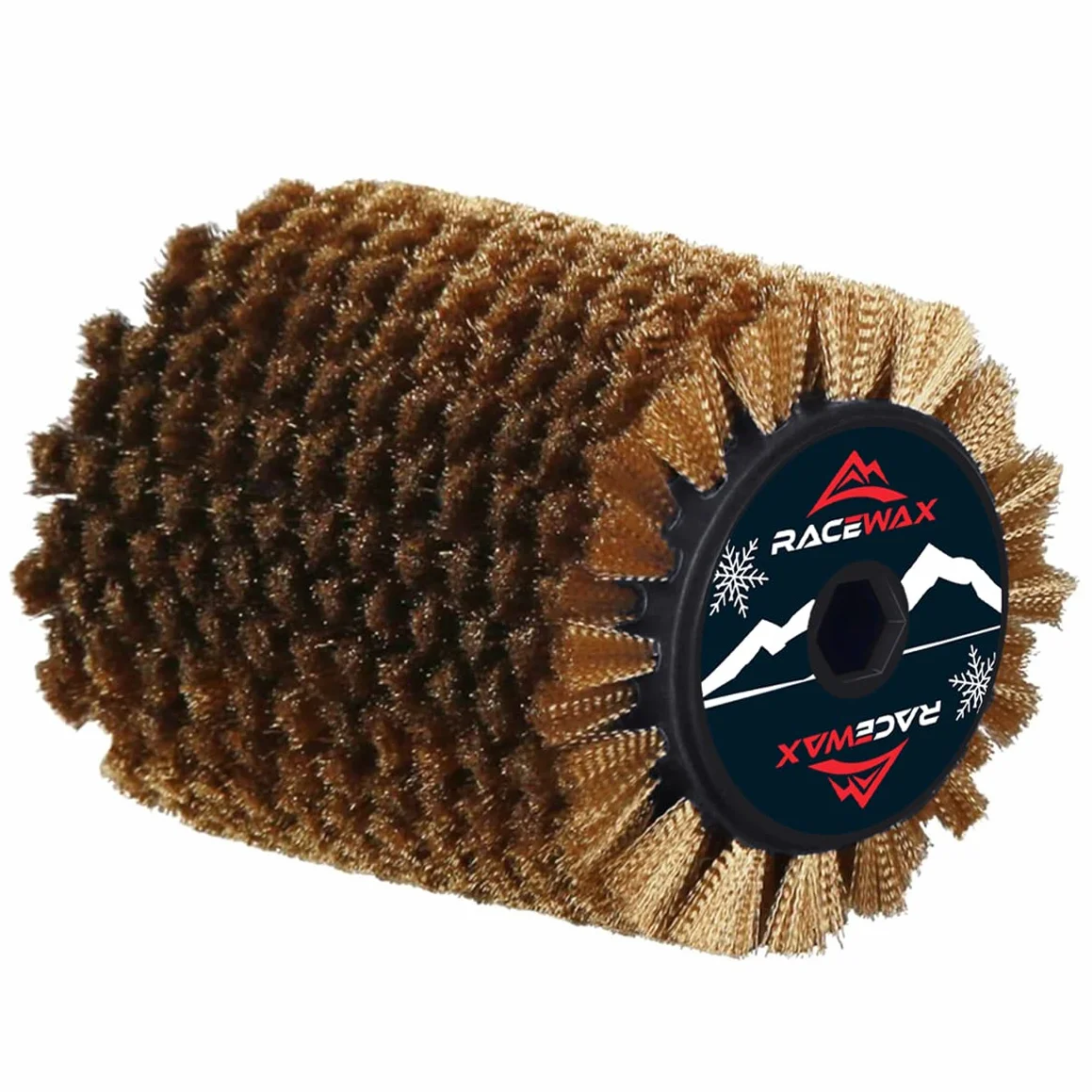 RaceWax Roto - Juego de 3 cepillos para rotor (nailon, cerdas de crin, cobre, 100 mm)