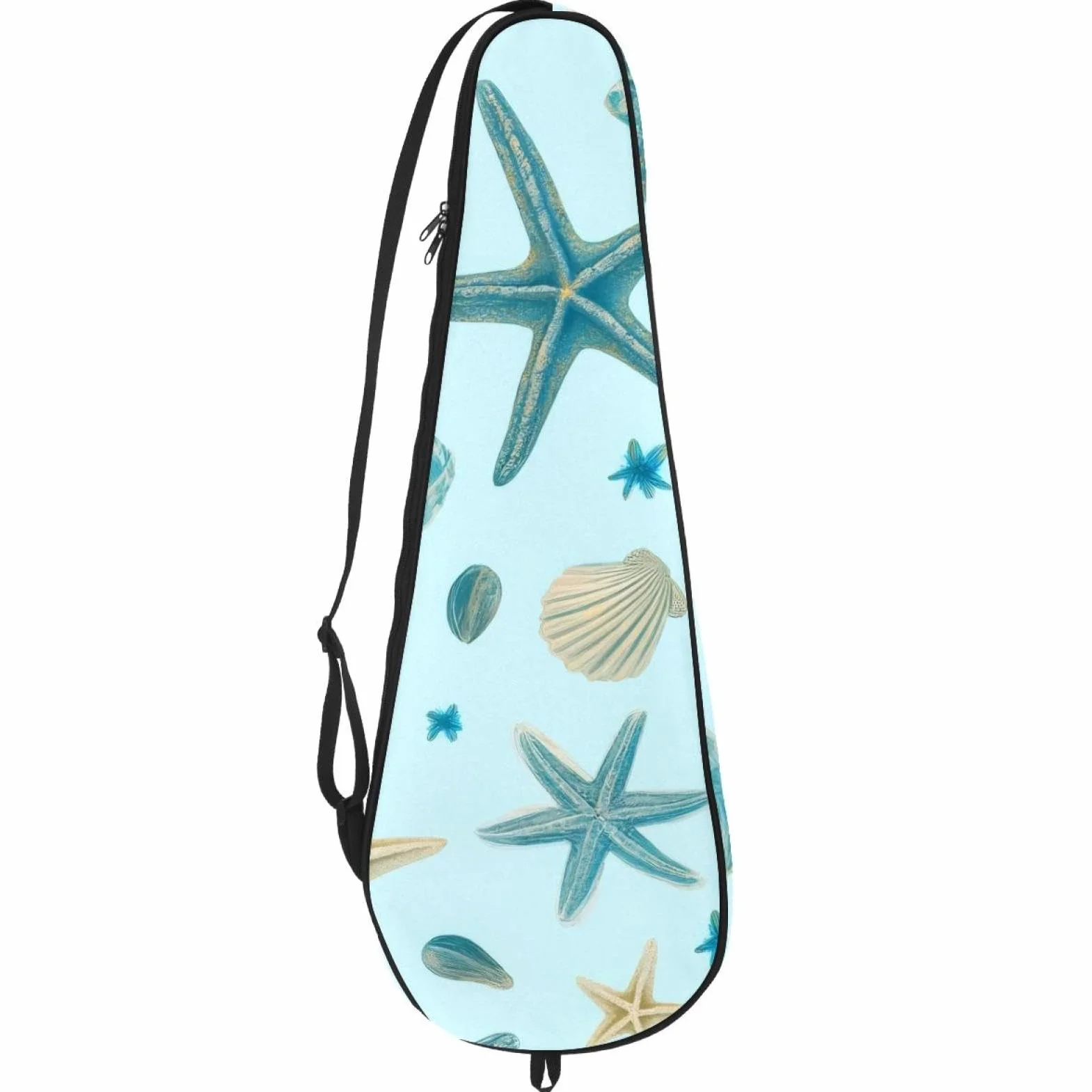 Funda para raqueta de bádminton acolchada con correa de hombro ajustable