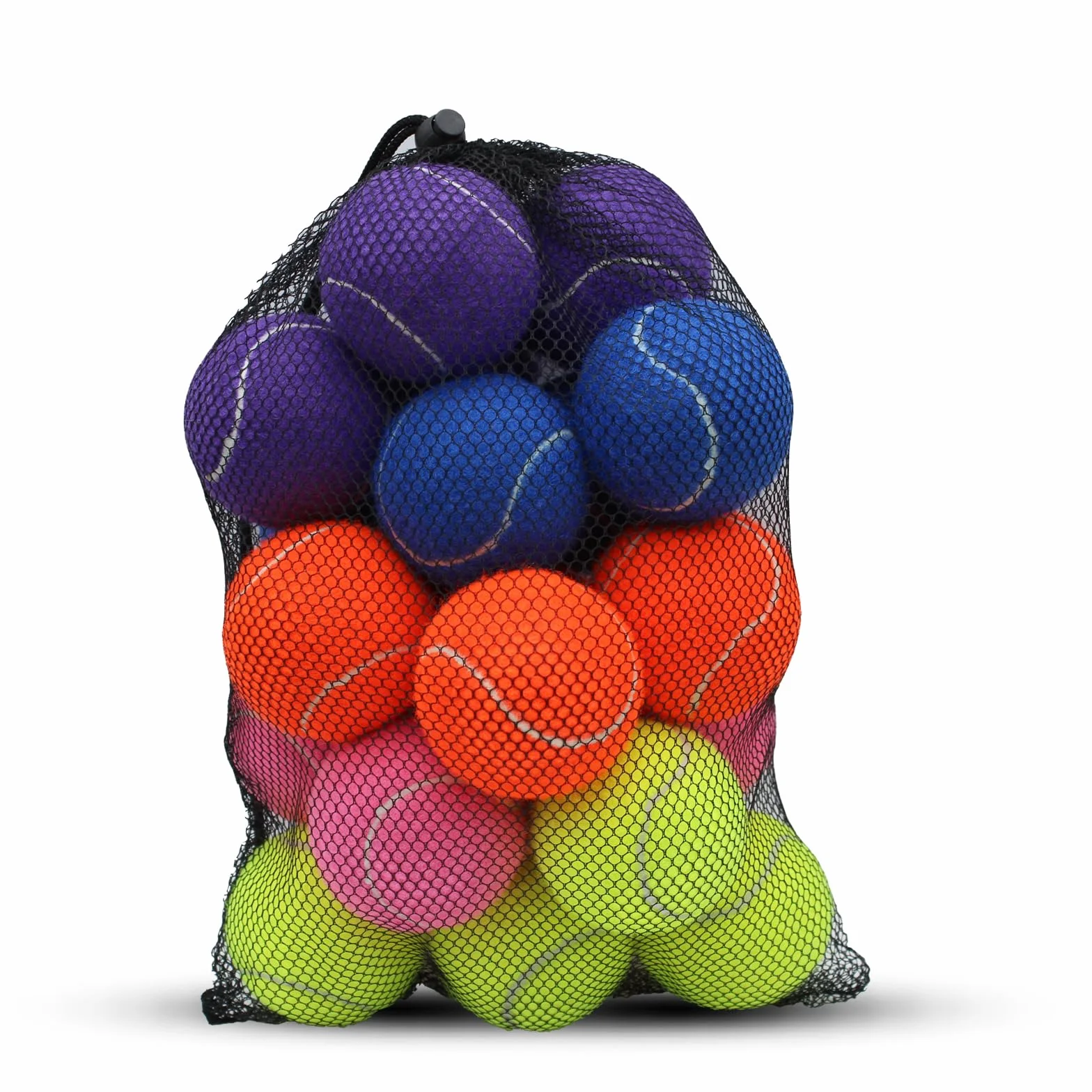 SHYUJAJIE 20 Pelotas de Tenis de Entrenamiento, Alta Elasticidad para Principiantes, Perros y Mascotas