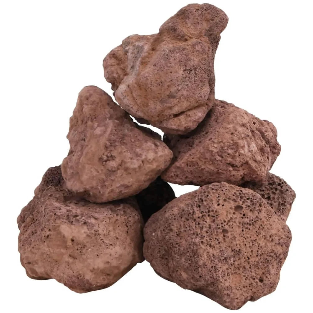 Genérico Rocas volcánicas Rojas 25 kg 10-30 cm,Producto para Mascotas y Animales,Productos para Mascotas,Productos para Peces,Decoración de acuarios-155324
