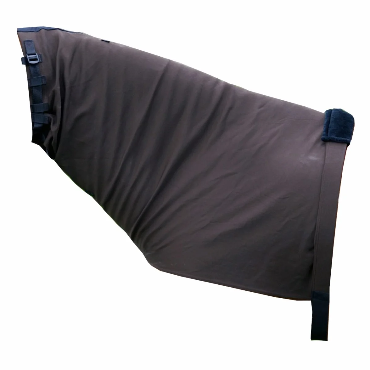 QHP Sección del Cuello Sweet Itch, Protectores para Caballos in Size: XL. - Marrón - XL