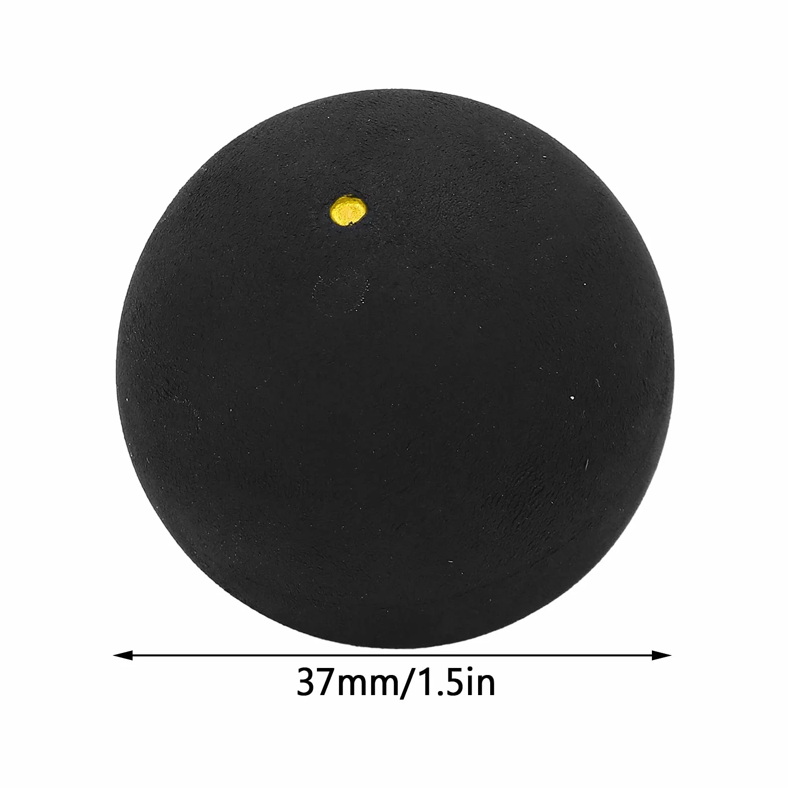 Akozon Pelotas de Squash 37mm Goma Entrenamiento Competición Principiantes