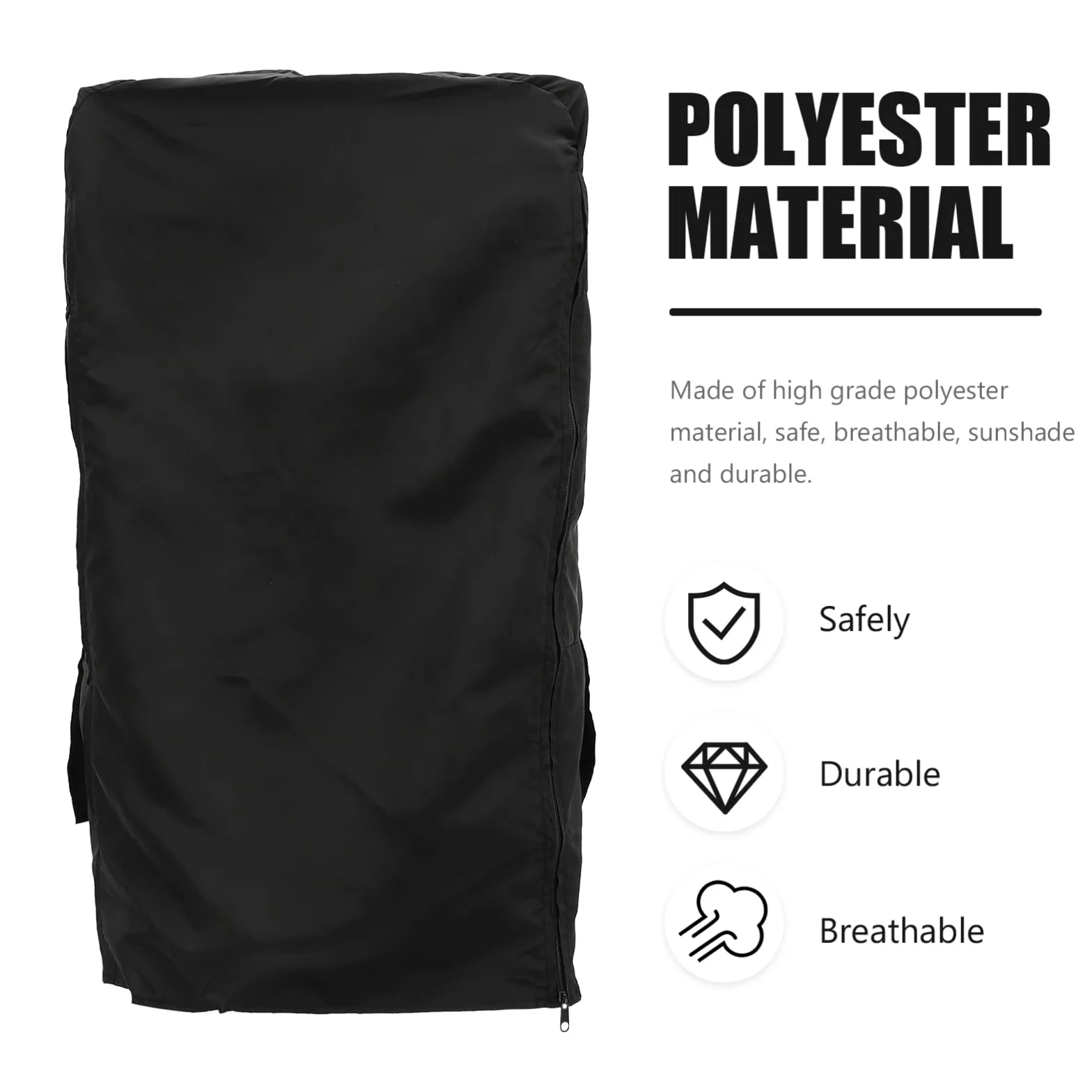 POPETPOP 5 Fundas para Jaula De Pájaros Color Negro con Bloqueo De Luz Transpirables Y Lavables.