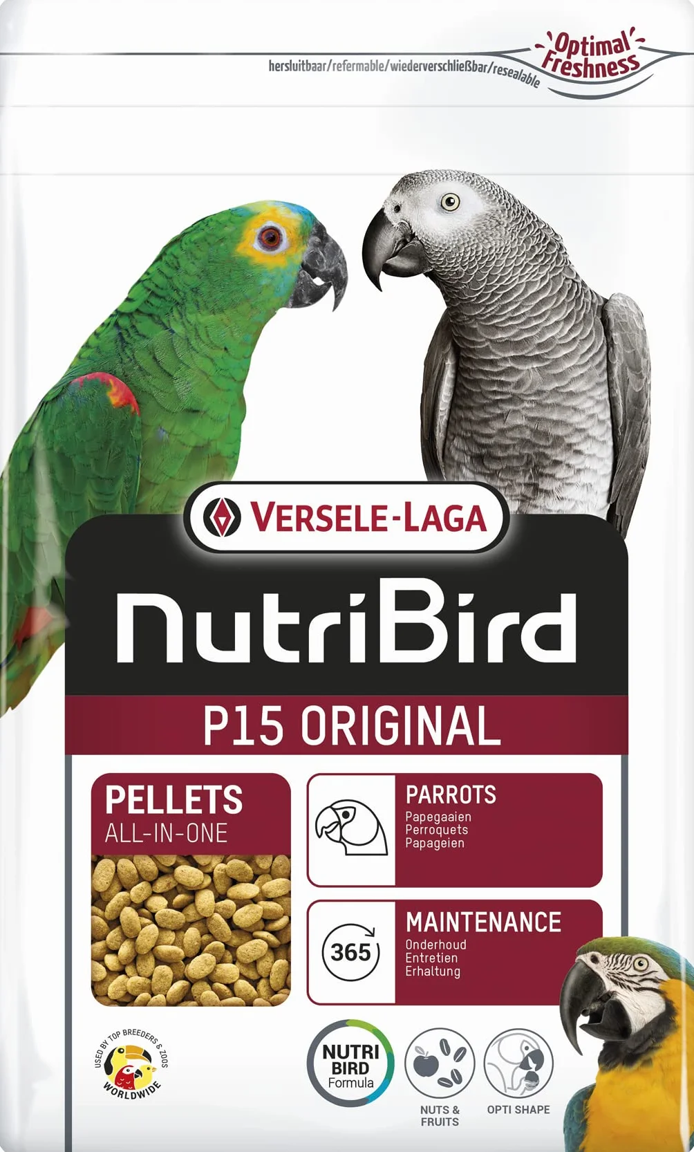 Versele-laga - Pienso para Loros NUTRIBIRD P15 Original 3 kg
