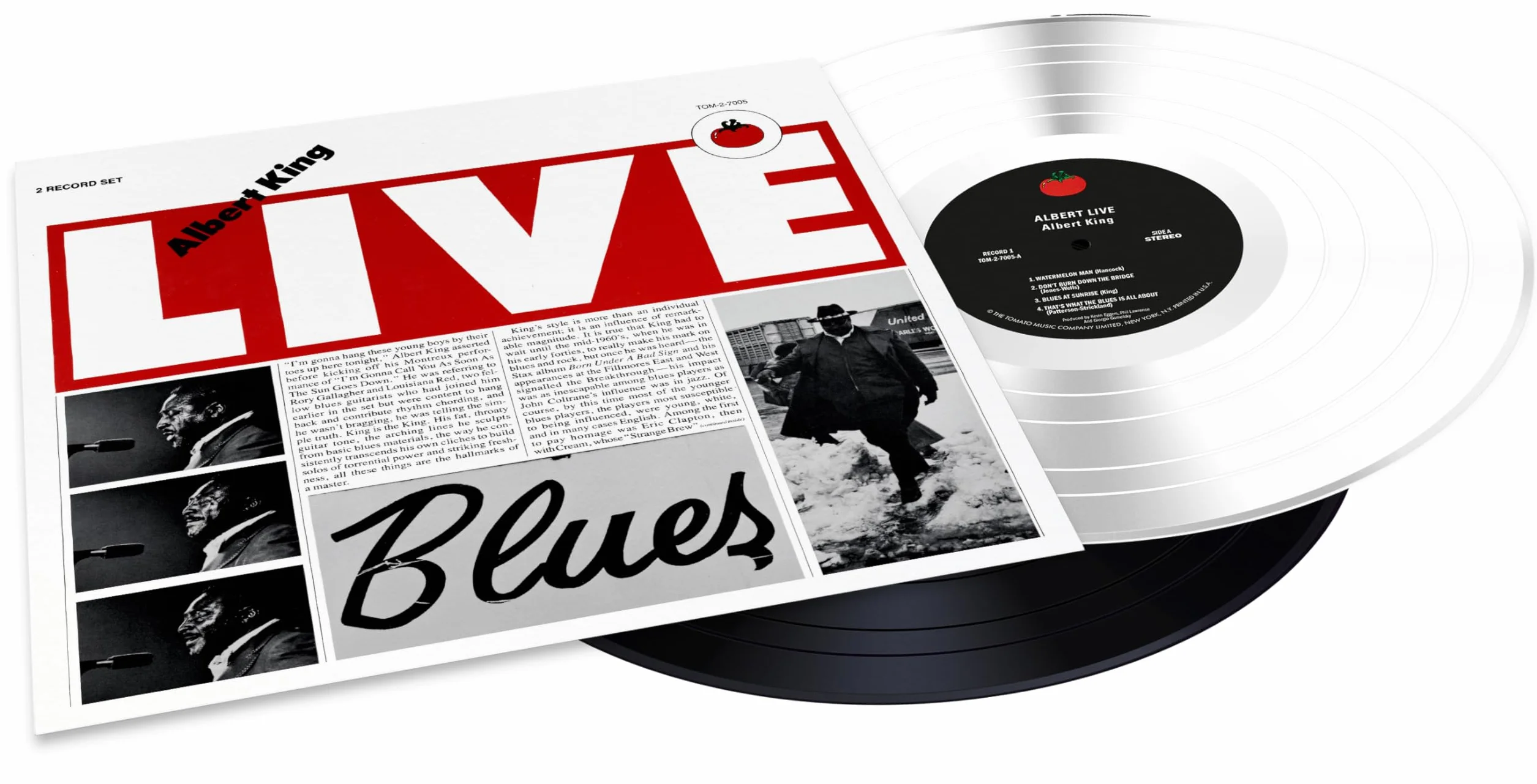 Albert Live Tomato Records Blanco Y Negro 2LP