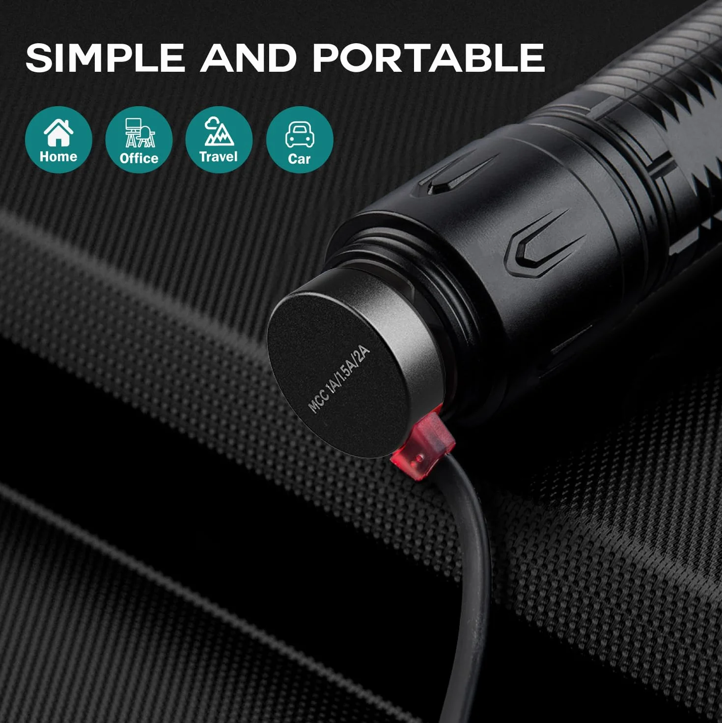 TUSITA MCC3 Cargador Magnético Compatible con Olight Linterna Odin 50CM