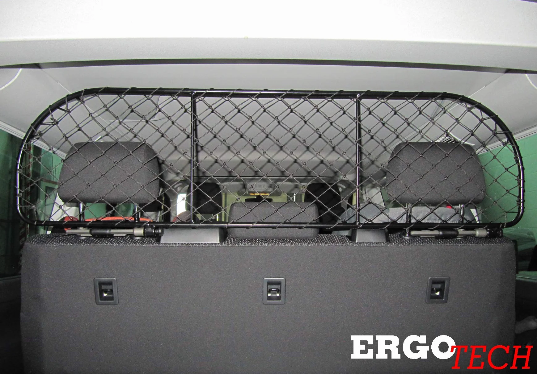 ERGOTECH Rejilla Separador protección para Volkswagen Multivan T6, RDA65-XL16 KVW012, para Perros y Maletas